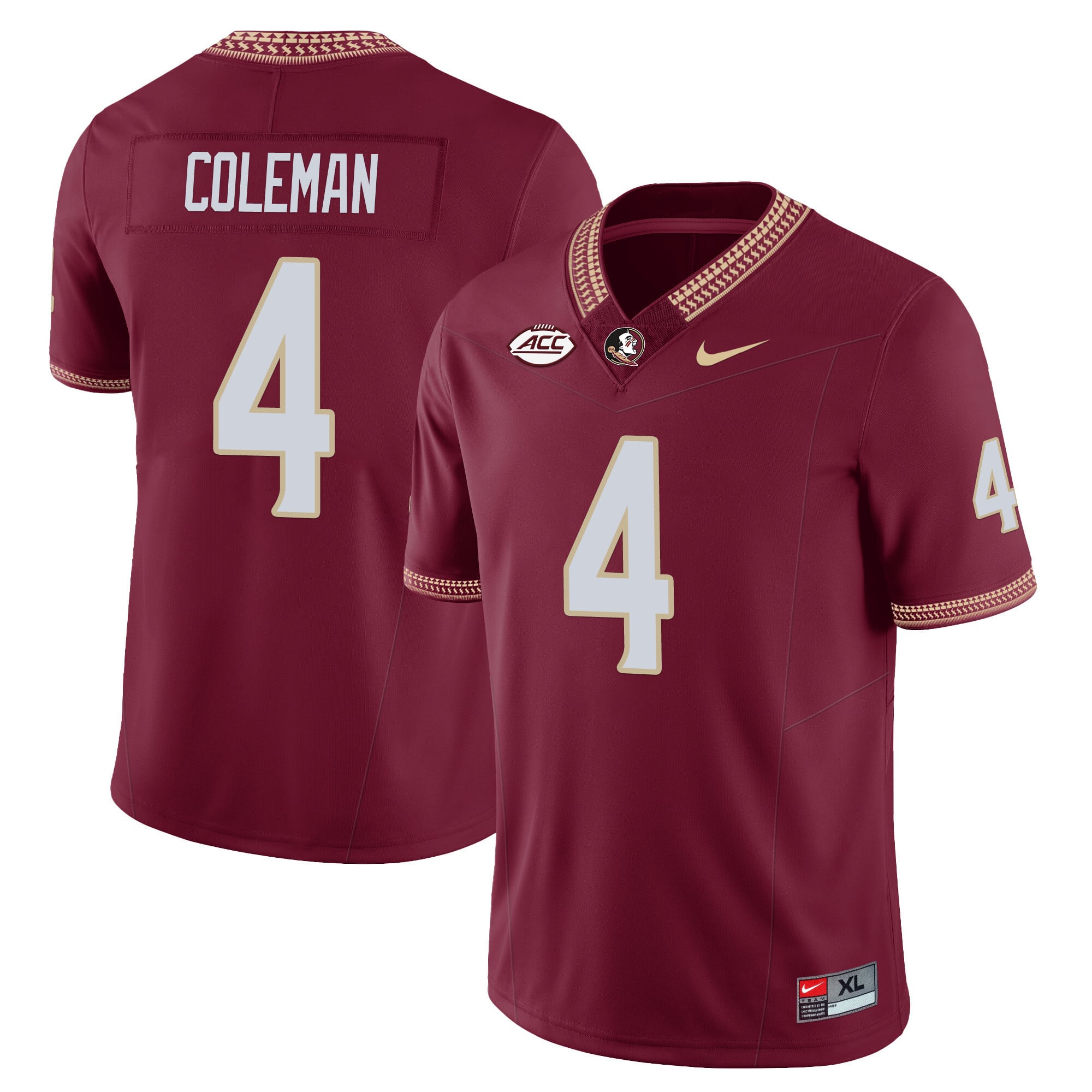 Menâs Florida State Seminoles Football Vapor Jersey â All Stitched