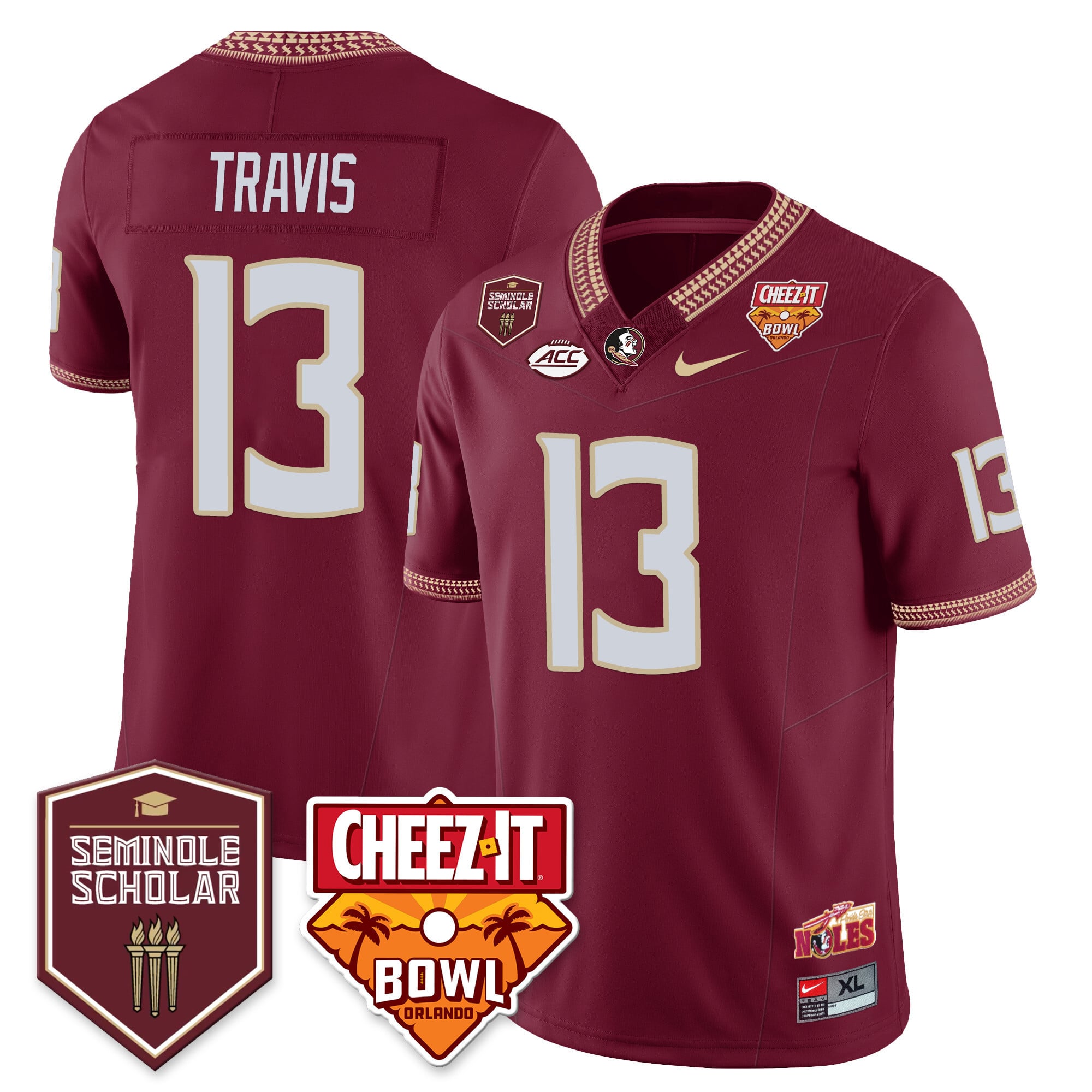 Menâs Florida State Seminoles Football Vapor Jersey â All Stitched