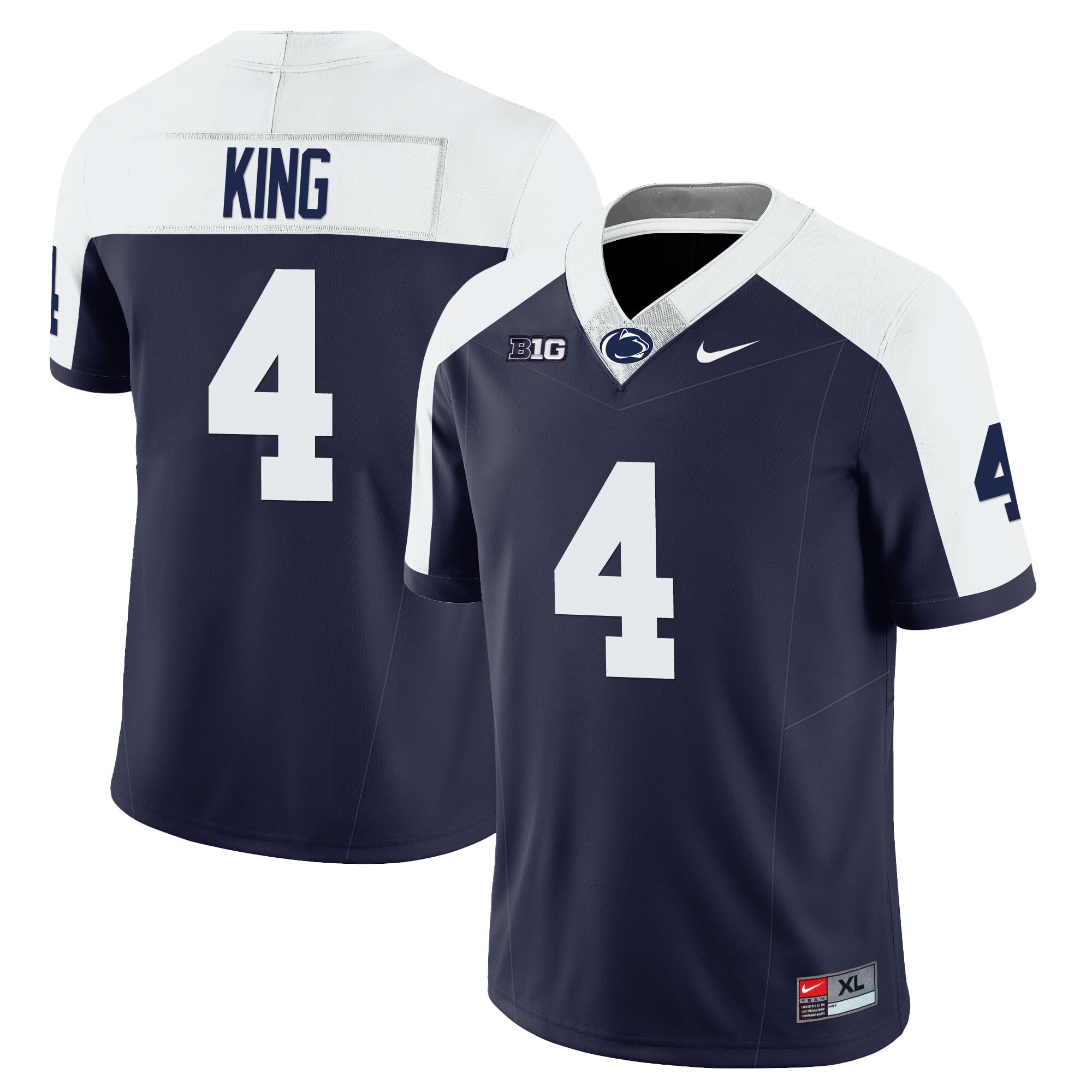 Menâs Penn State Nittany Lions Football Vapor Limited Jersey - All Stitched