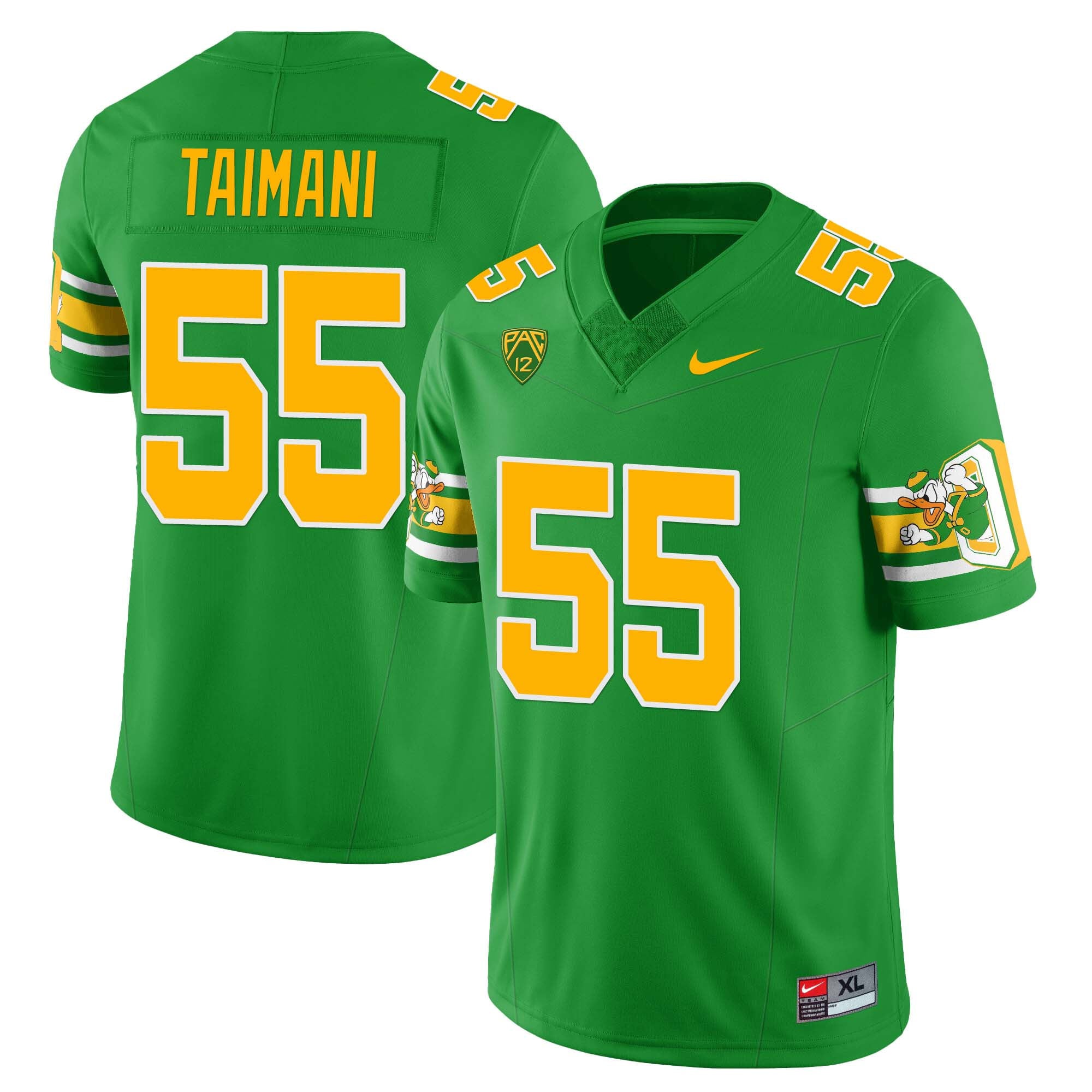 Menâs Oregon Ducks âMighty Oregonâ Throwback Football Uniforms â All Stitched