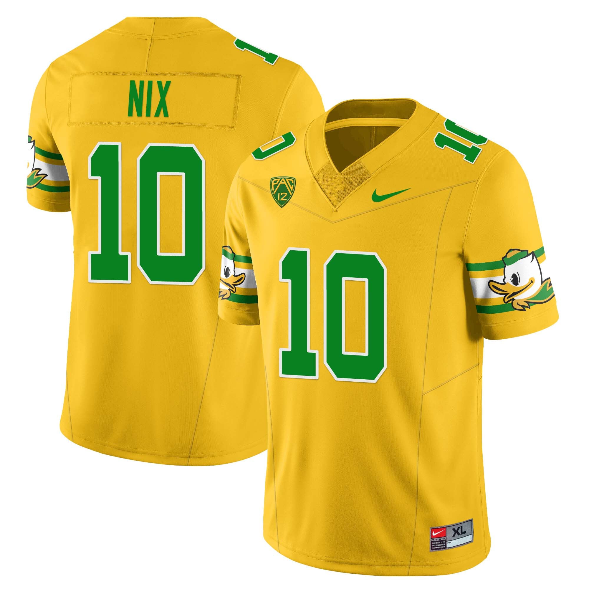 Womenâs Oregon Ducks âMighty Oregonâ Throwback Football Jersey â All Stitched