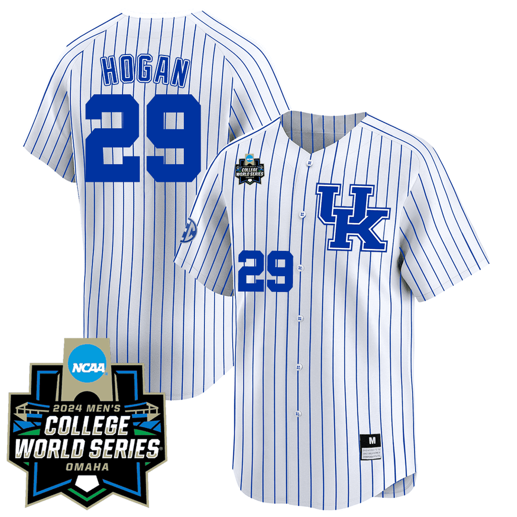 Men's Kentucky Wildcats 23/24 Jersey - 2024 College World Series Patch
