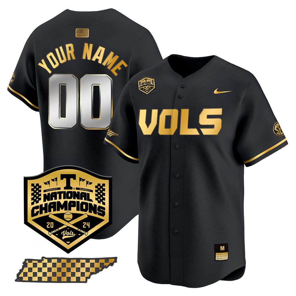 Custom Tennessee Volunteers 2024 National Champions Vapor Premier Limited Jersey V1 - All Stitched