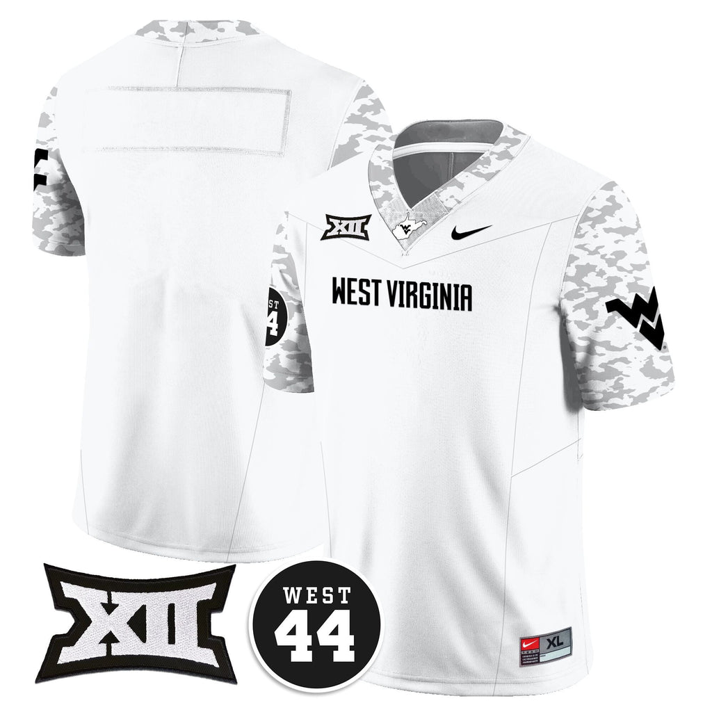 Women's West Virginia Mountaineers 2024 Vapor Limited Jersey - All Stitched - Honor Jerry West