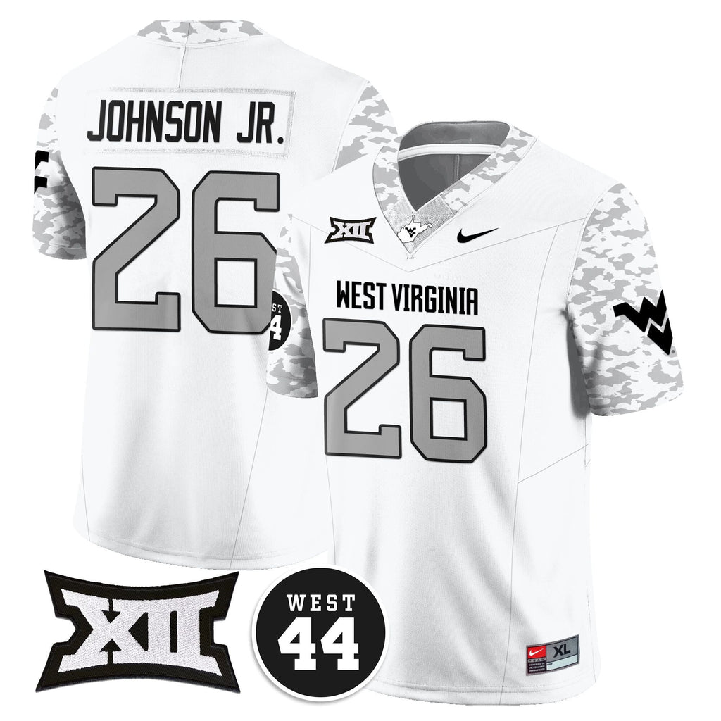 Women's West Virginia Mountaineers 2024 Vapor Limited Jersey - All Stitched - Honor Jerry West