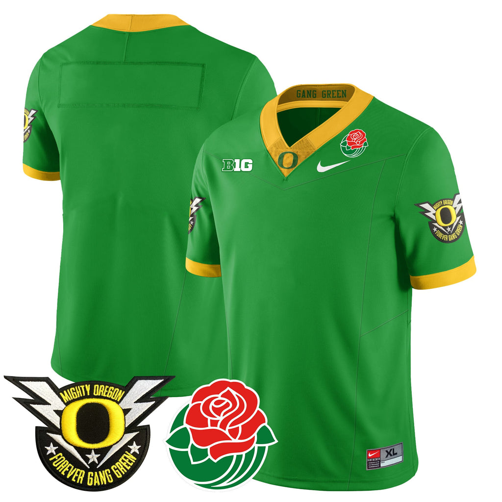 Men's Oregon Ducks 2024 Rose Bowl Jersey N2 - All Stitched 412VTHNJS003