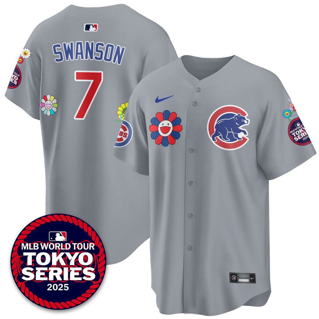 Men's Chicago Cubs Tokyo Series Limited Jersey - Stitched