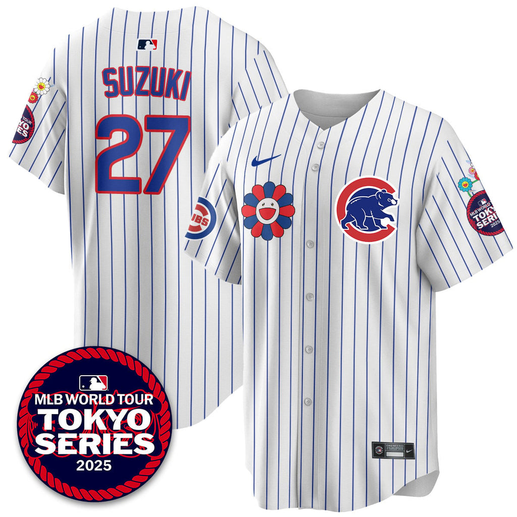 Men's Chicago Cubs Tokyo Series Limited Jersey - Stitched