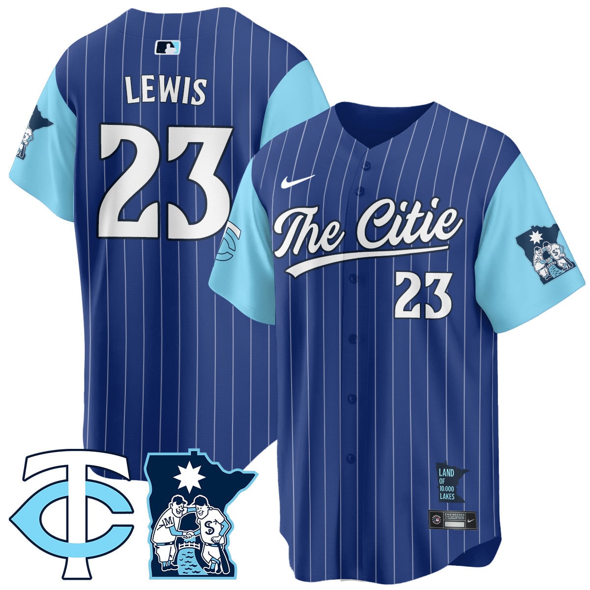 Women's Minnesota Twins City Connect Concept Jersey - All Stitched
