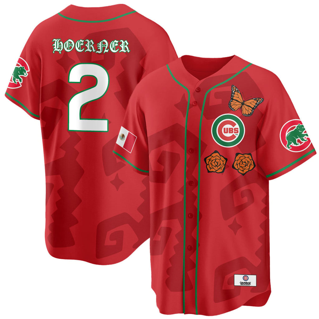 Men's Chicago Cubs "Xicago" Mexican Heritage Jersey - All Stitched