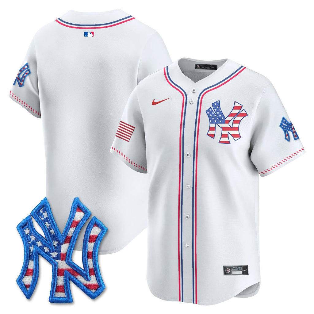 Men's New York Yankees 2025 Fourth of July Jersey - All Stitched