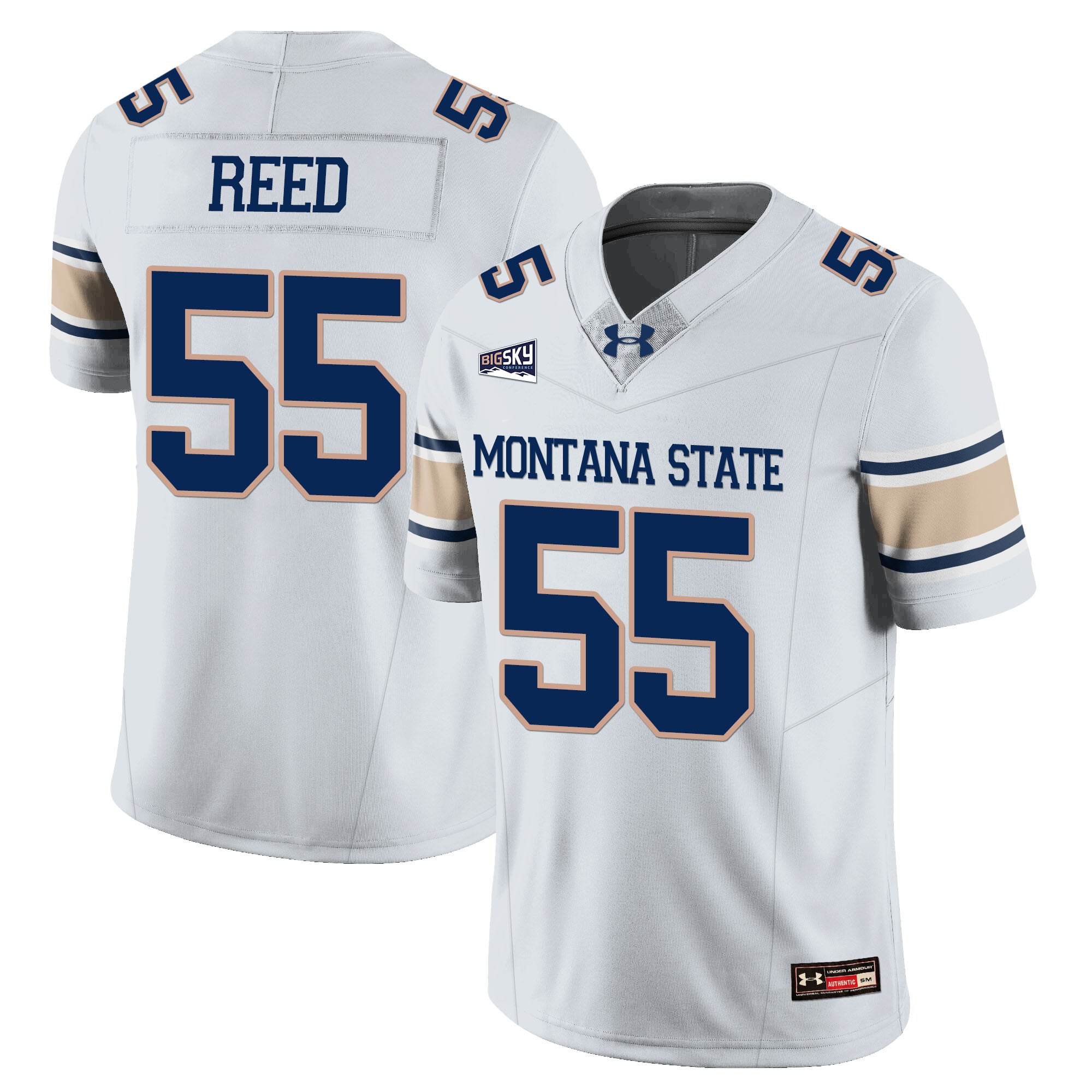 Women's Montana State Bobcat Football Jersey - All Stitched
