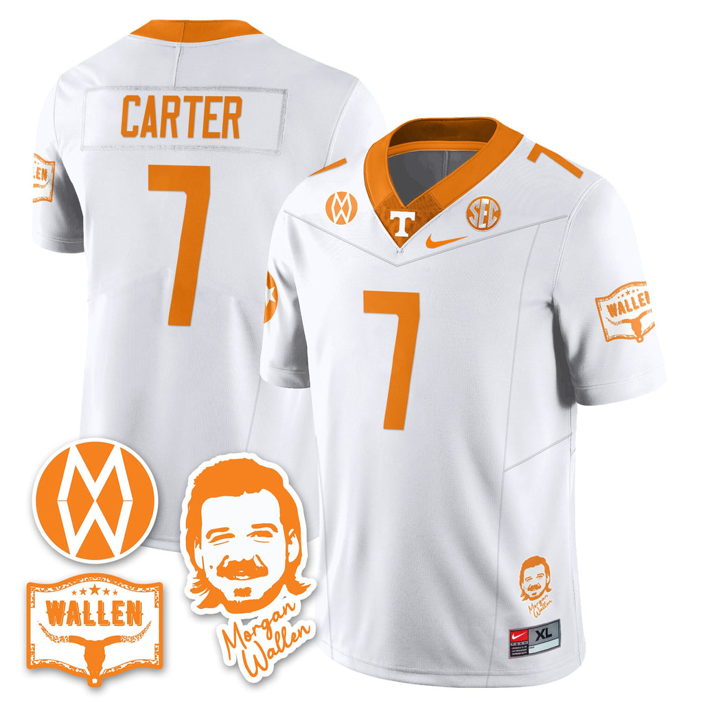 Men's Tennessee Volunteers Morgan Wallen 2025 Jersey - All Stitched