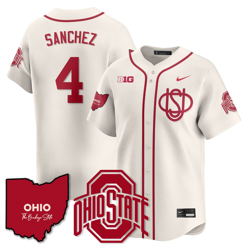 Women's Ohio State Buckeyes 2025 Wordmark Jersey - All Stitched