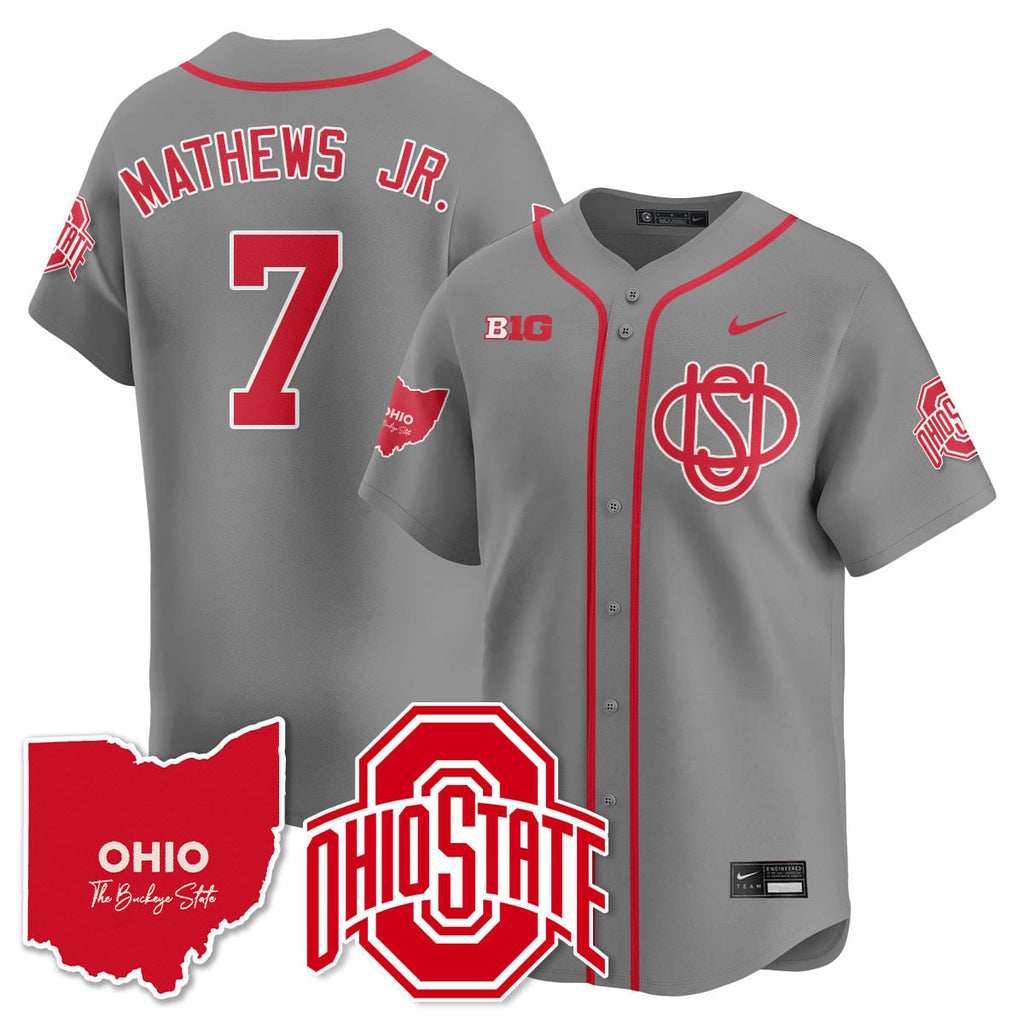 Men's Ohio State Buckeyes 2025 Wordmark Jersey - All Stitched