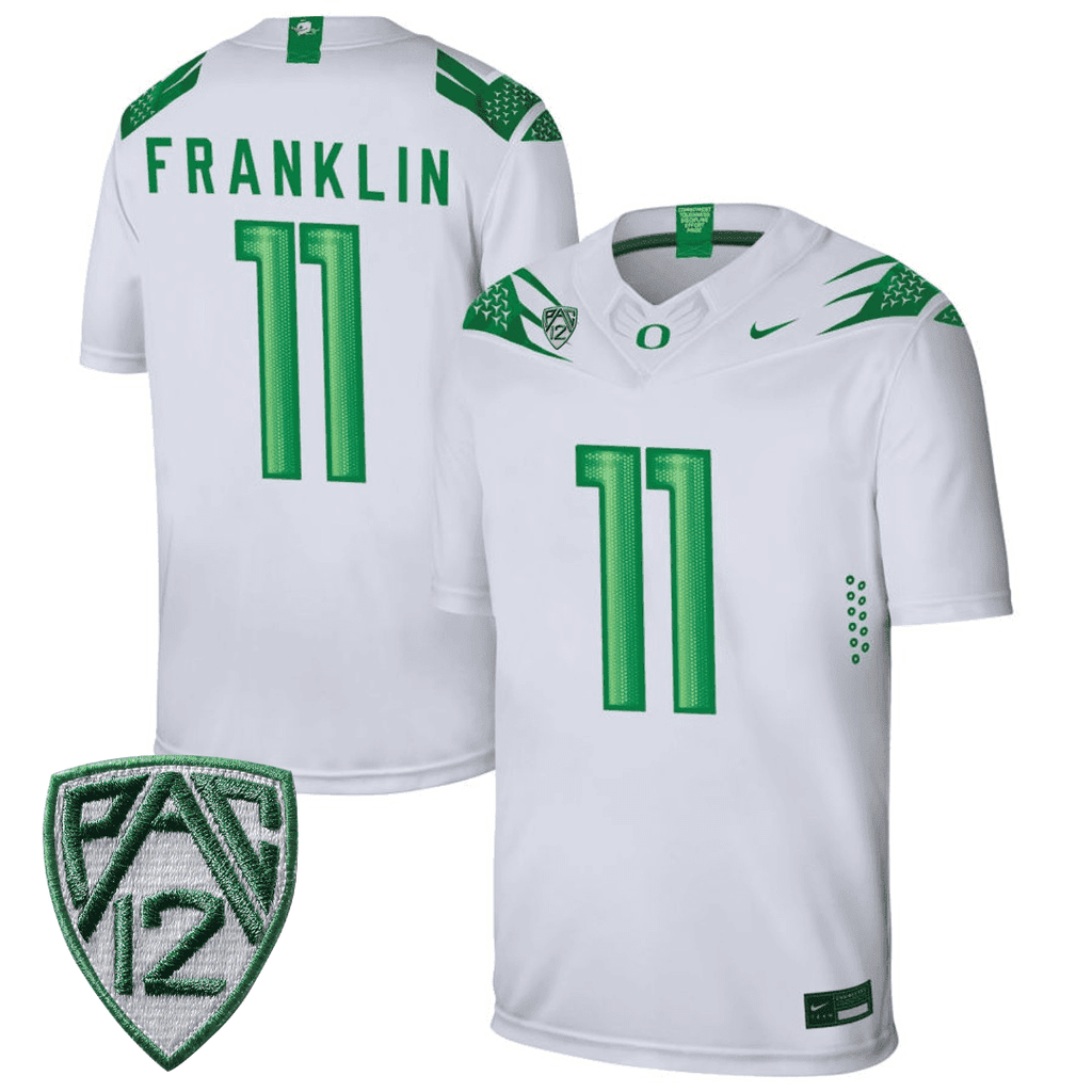 Men's Oregon Ducks Football Jersey - PAC - 12 & Oregon State Patch