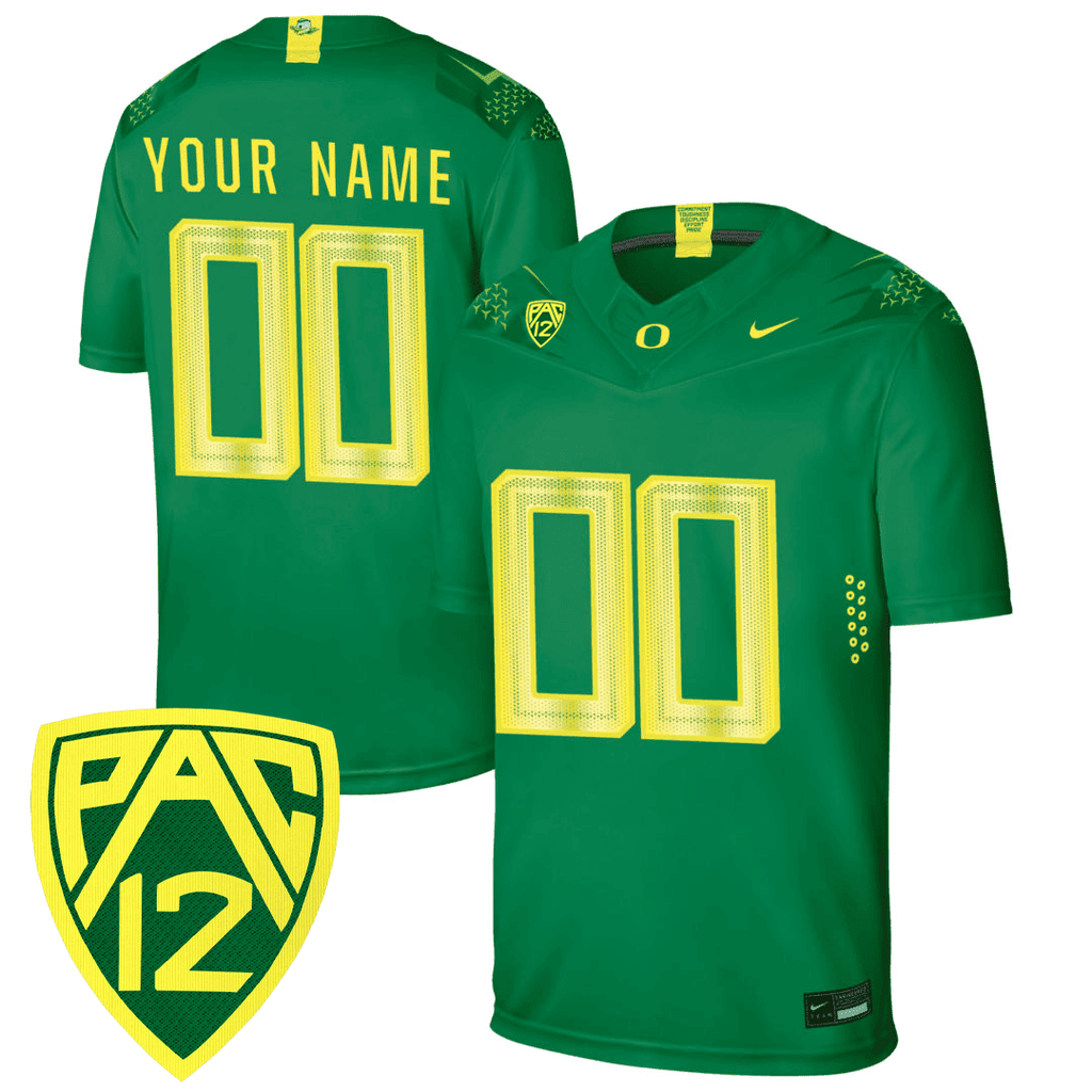 Men's Oregon Ducks Football Jersey - PAC - 12 & Oregon State Patch