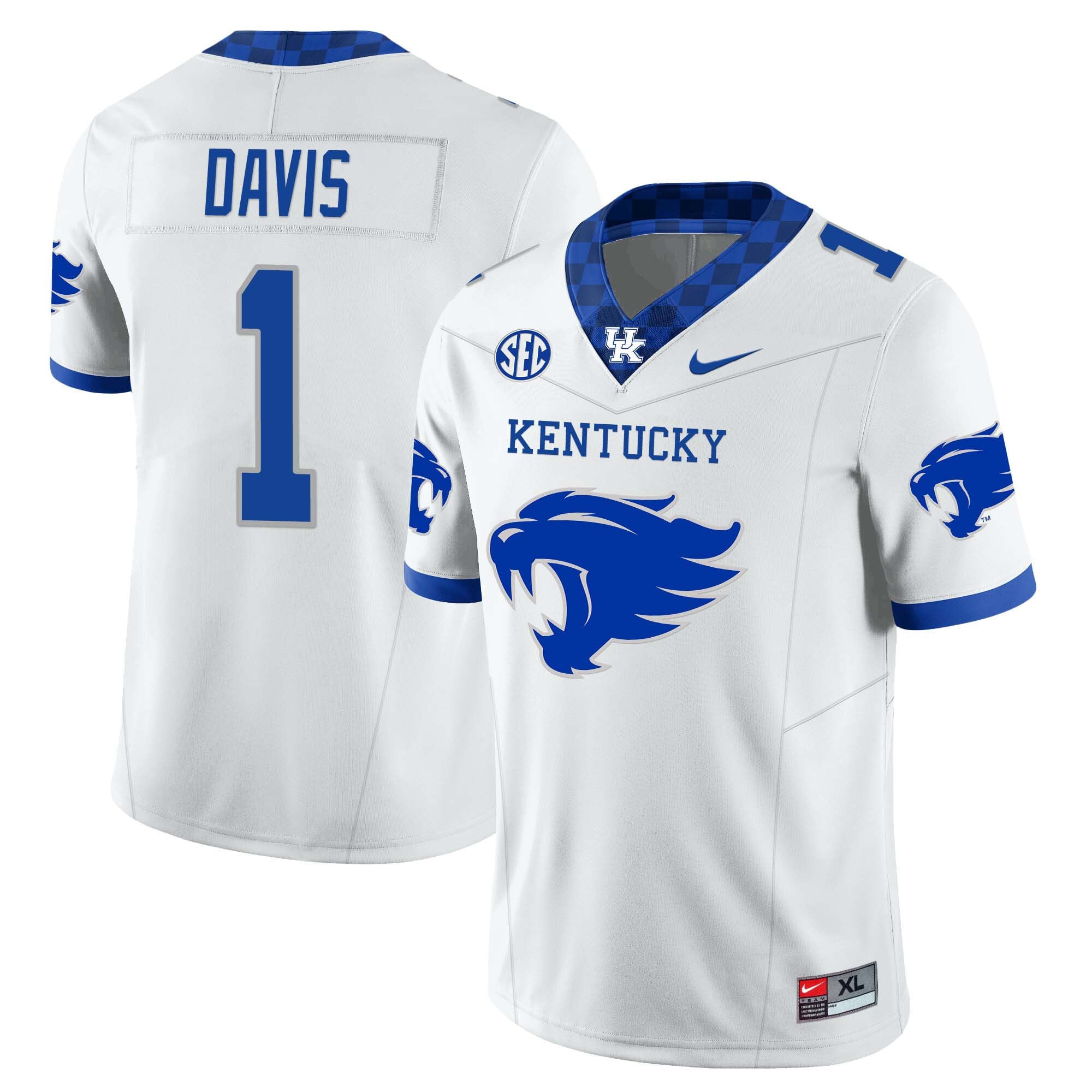 Menâs Kentucky Wildcats Football Limited Jersey â Wildcats Logo