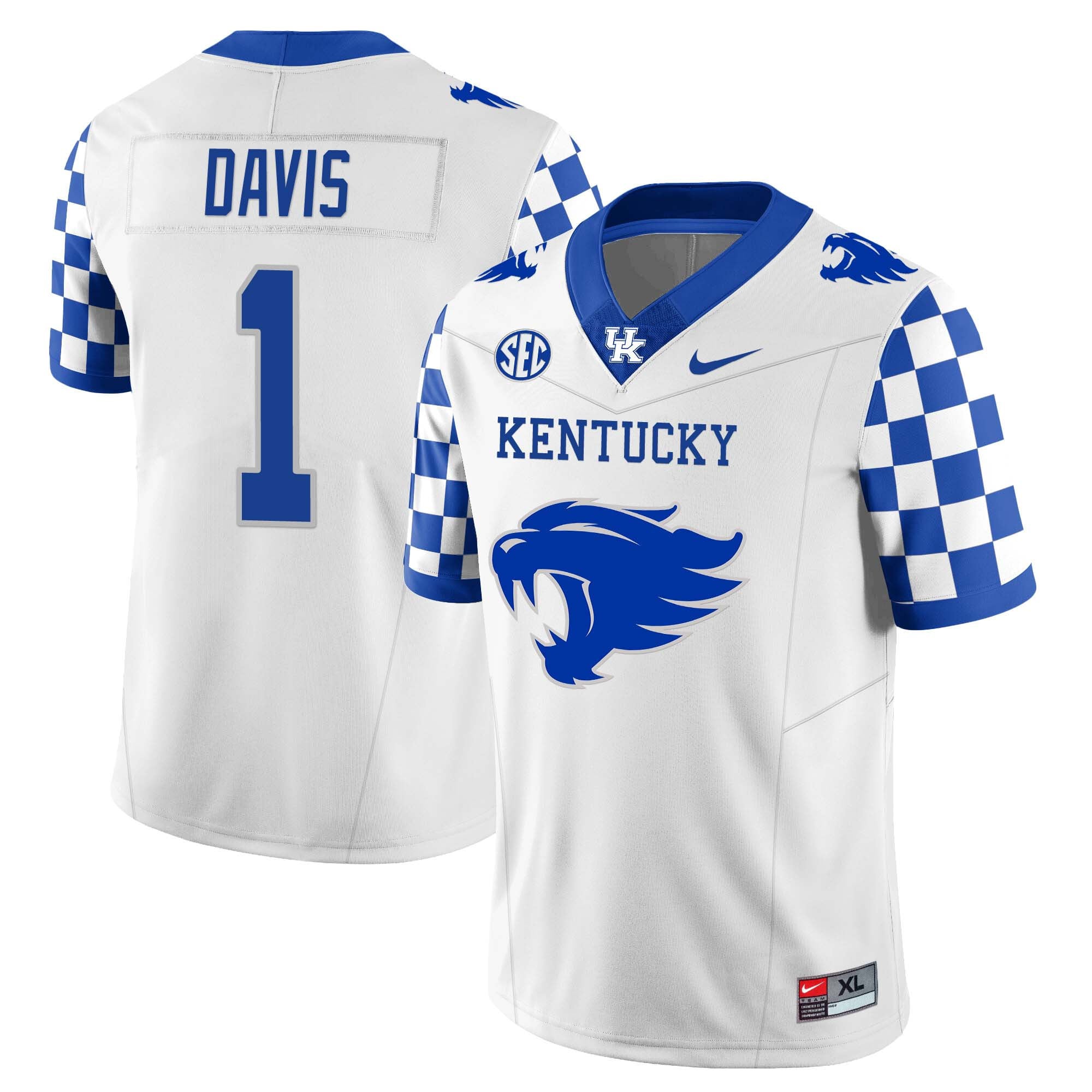 Menâs Kentucky Wildcats Football Limited Jersey â Wildcats Logo