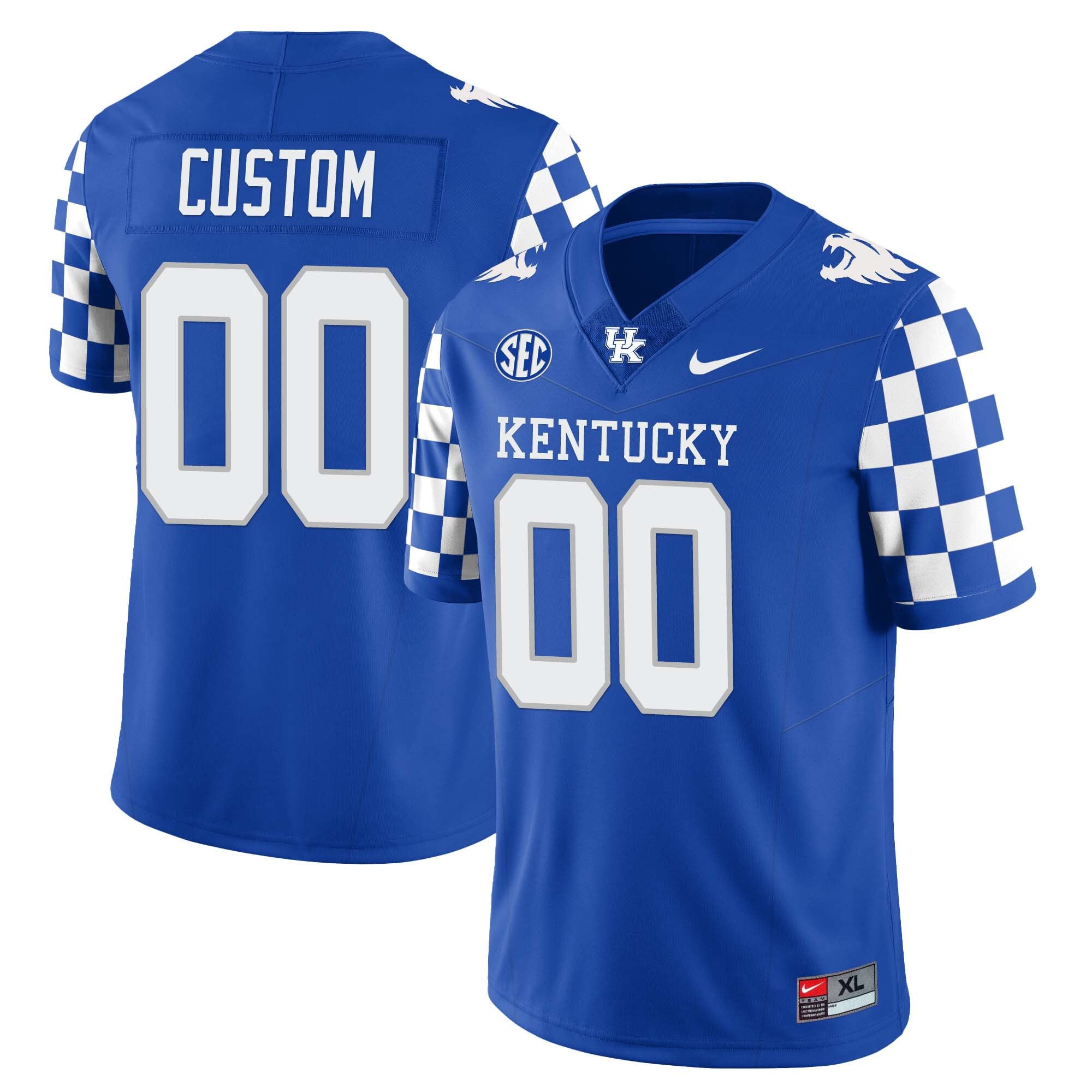 Men's Kentucky Wildcats Football Limited Custom Jersey â Wildcats Logo