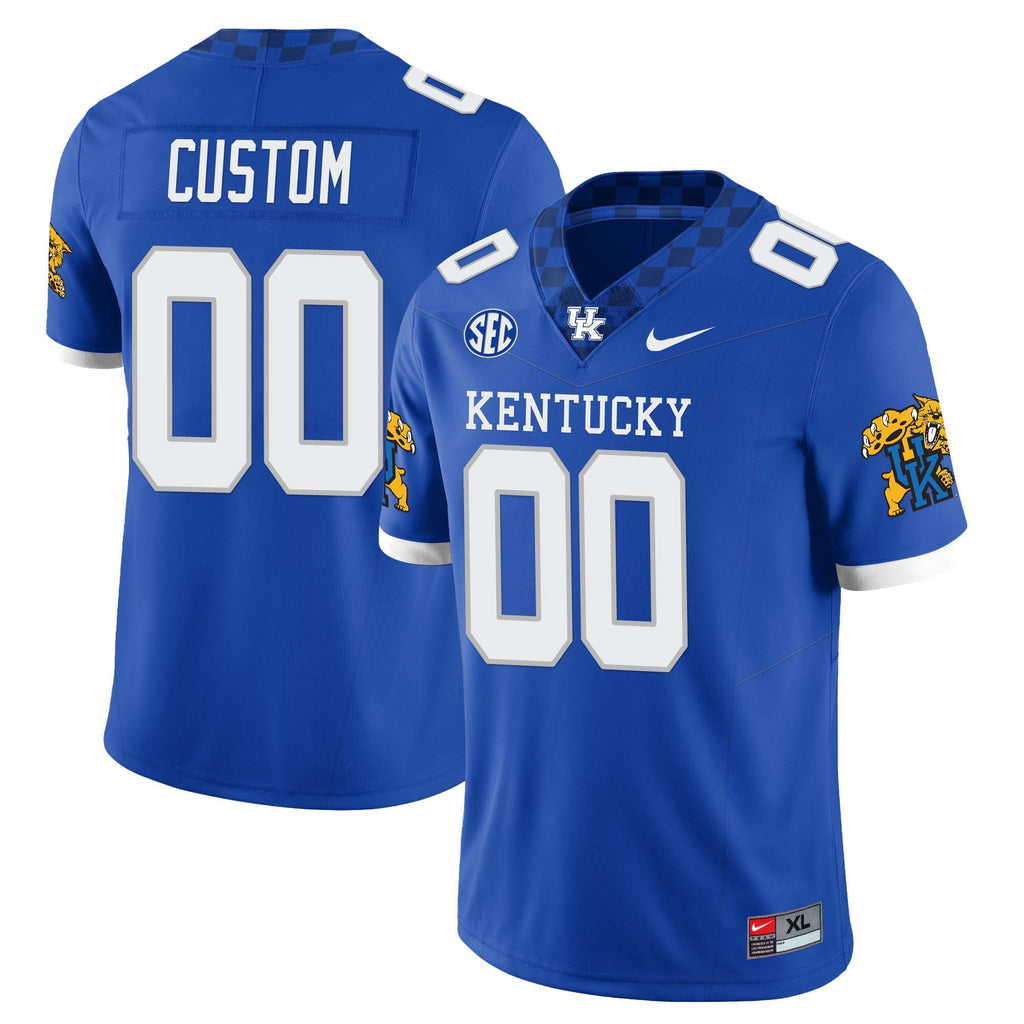 Men's Kentucky Wildcats Football Limited Custom Jersey â Wildcats Logo