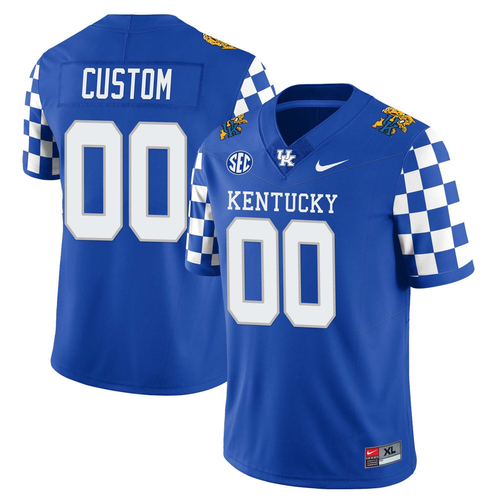 Men's Kentucky Wildcats Football Limited Custom Jersey â Wildcats Logo