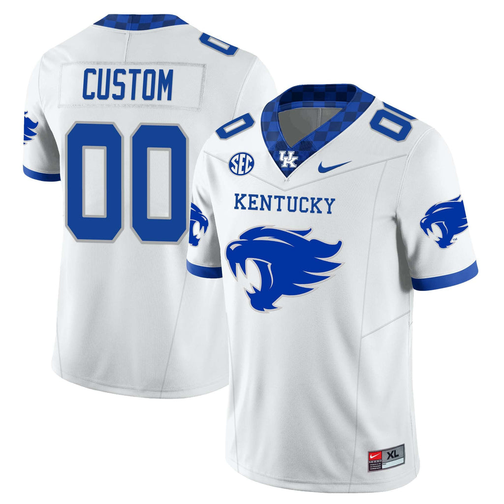 Men's Kentucky Wildcats Football Limited Custom Jersey â Wildcats Logo