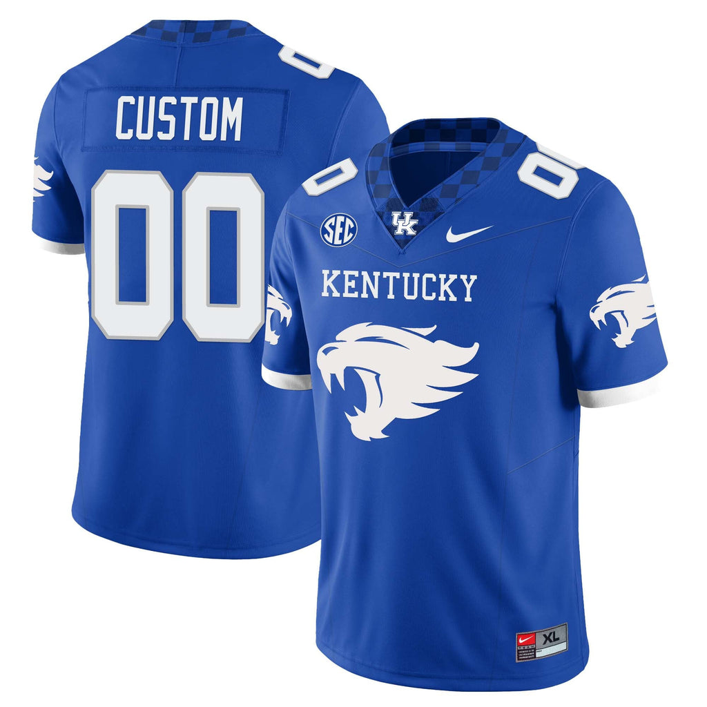 Men's Kentucky Wildcats Football Limited Custom Jersey â Wildcats Logo