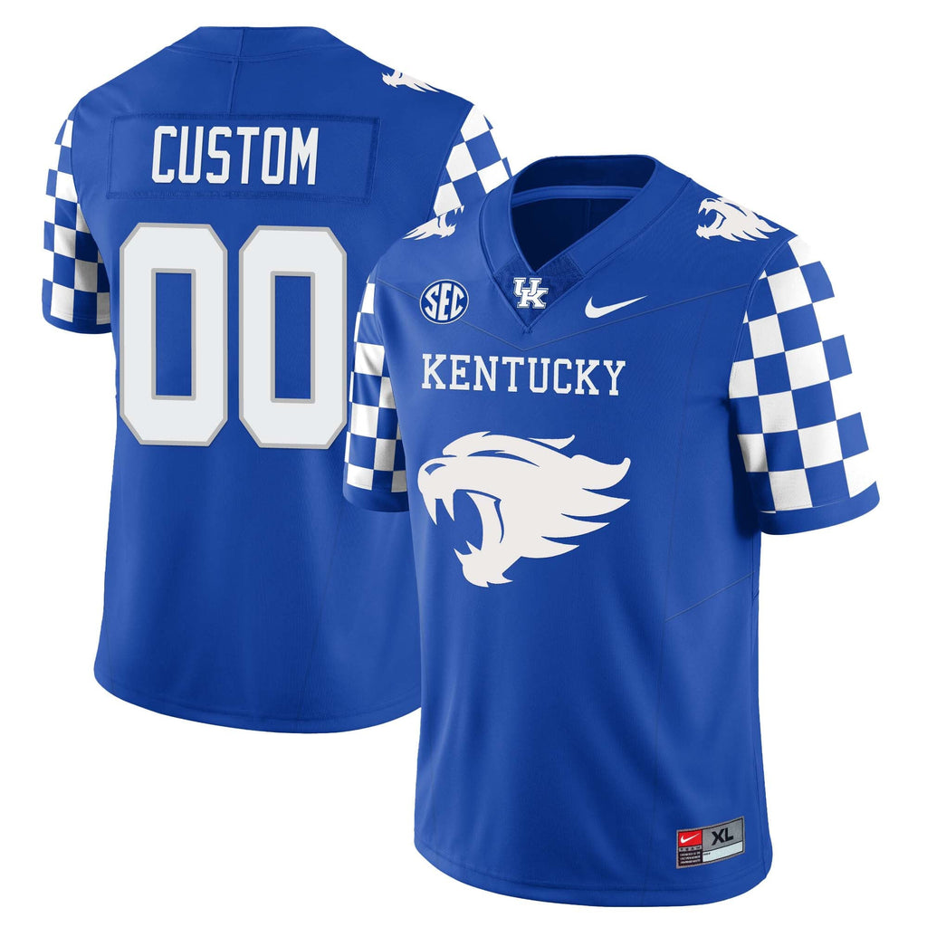 Men's Kentucky Wildcats Football Limited Custom Jersey â Wildcats Logo