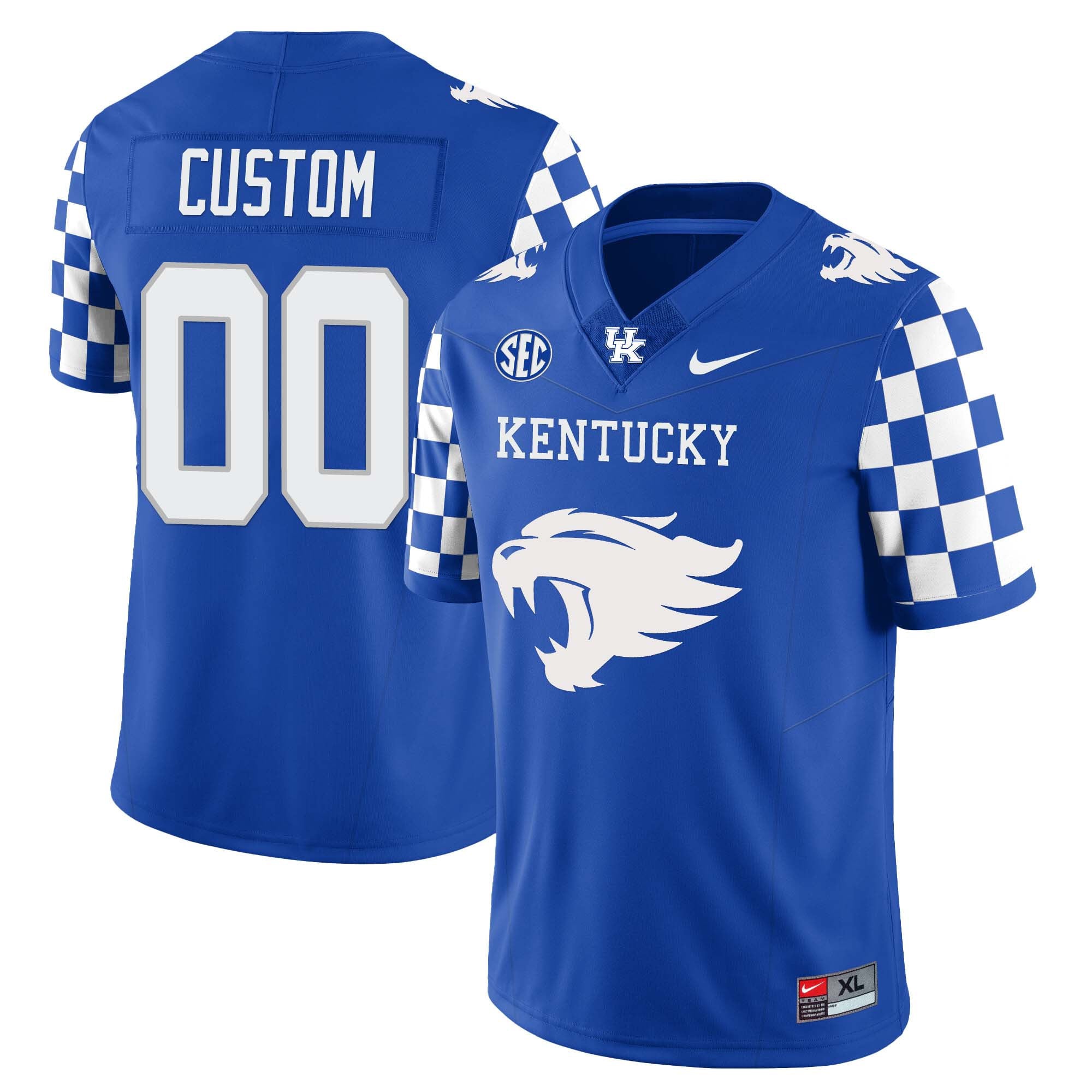 Men's Kentucky Wildcats Football Limited Custom Jersey â Wildcats Logo