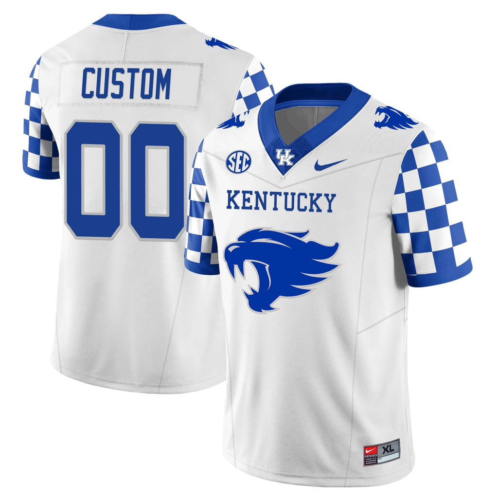 Men's Kentucky Wildcats Football Limited Custom Jersey â Wildcats Logo