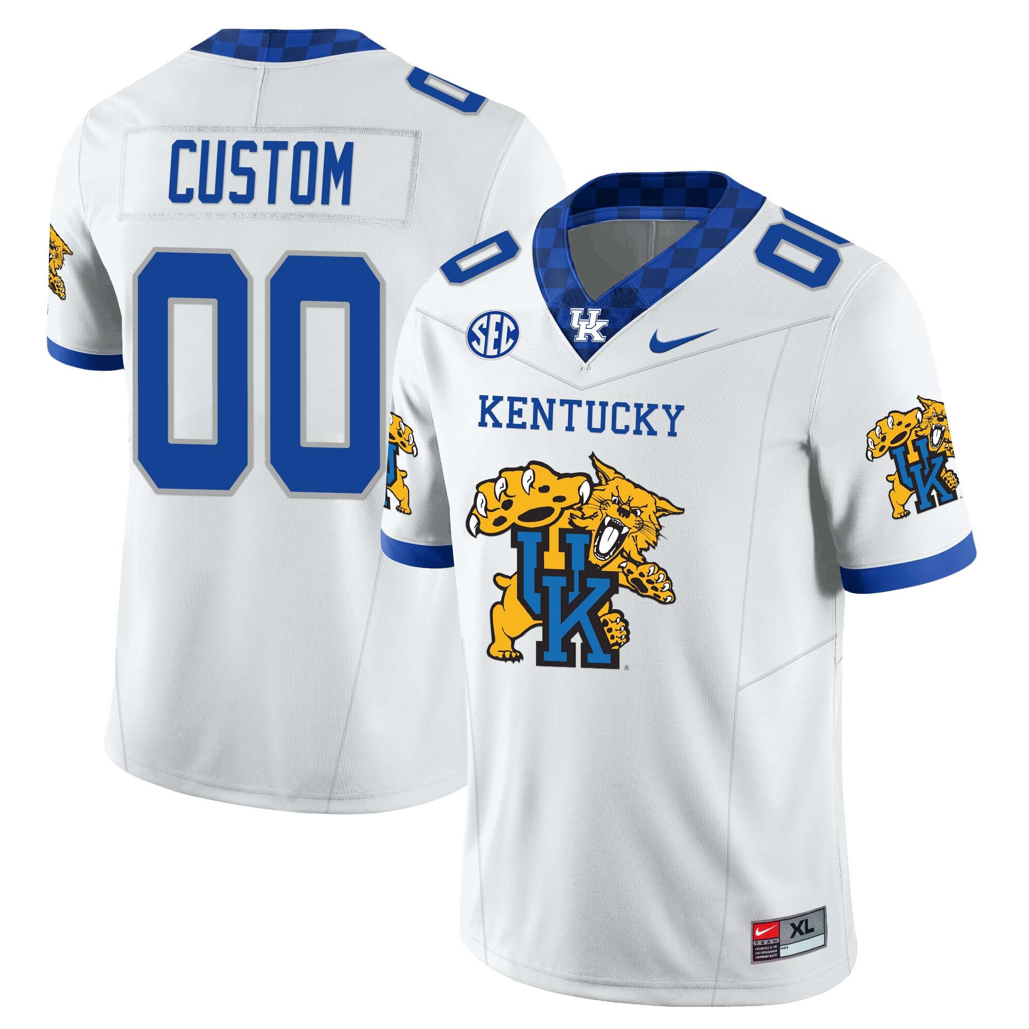 Men's Kentucky Wildcats Football Limited Custom Jersey â Wildcats Logo