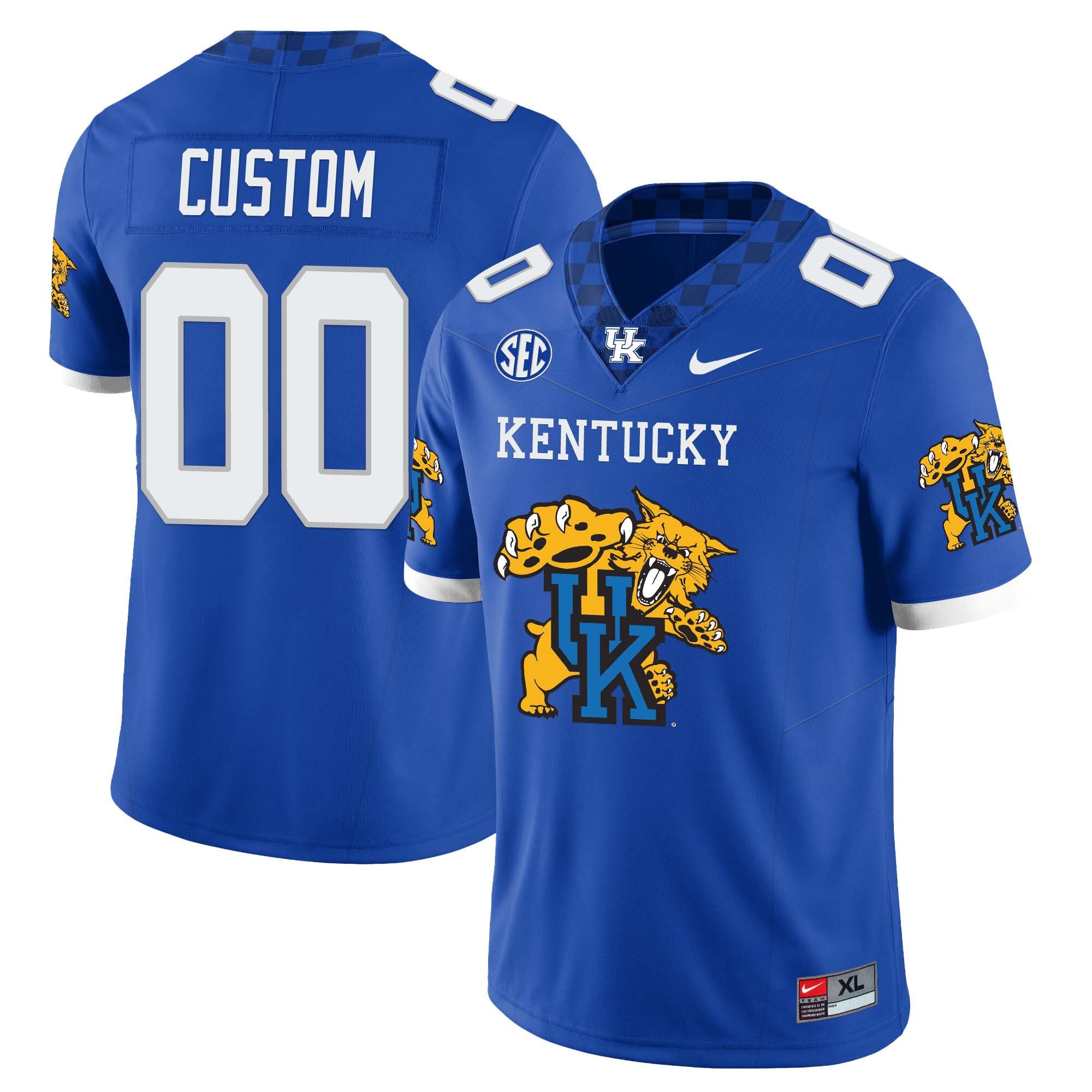 Men's Kentucky Wildcats Football Limited Custom Jersey â Wildcats Logo