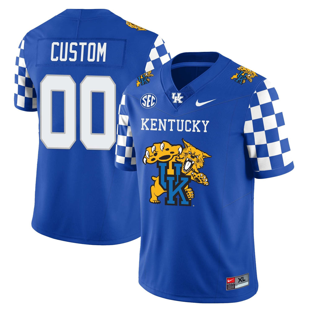 Men's Kentucky Wildcats Football Limited Custom Jersey â Wildcats Logo