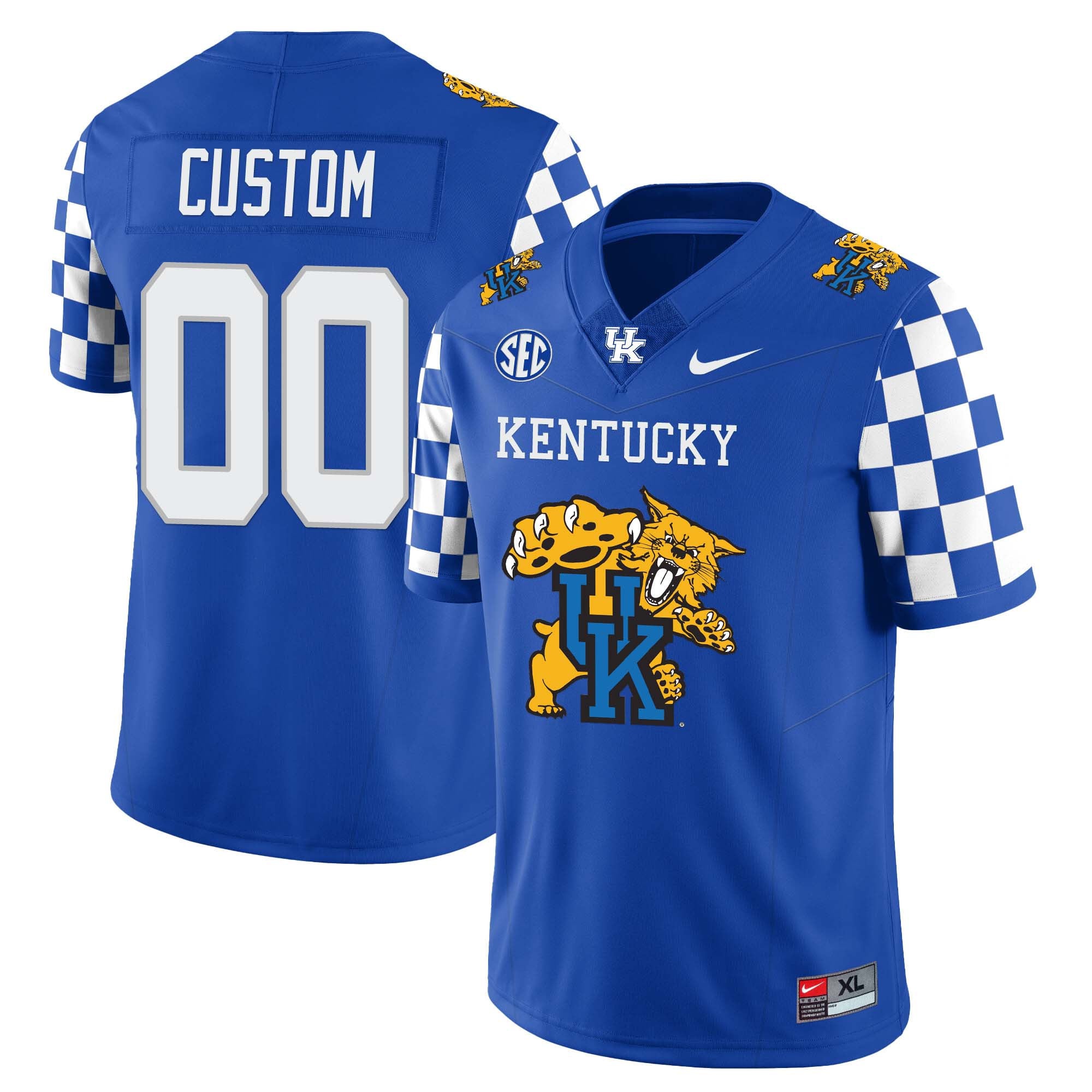Men's Kentucky Wildcats Football Limited Custom Jersey â Wildcats Logo