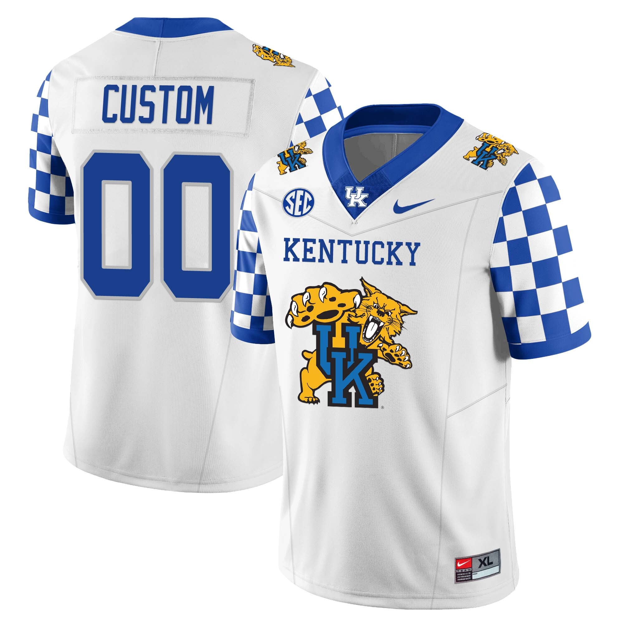 Men's Kentucky Wildcats Football Limited Custom Jersey â Wildcats Logo