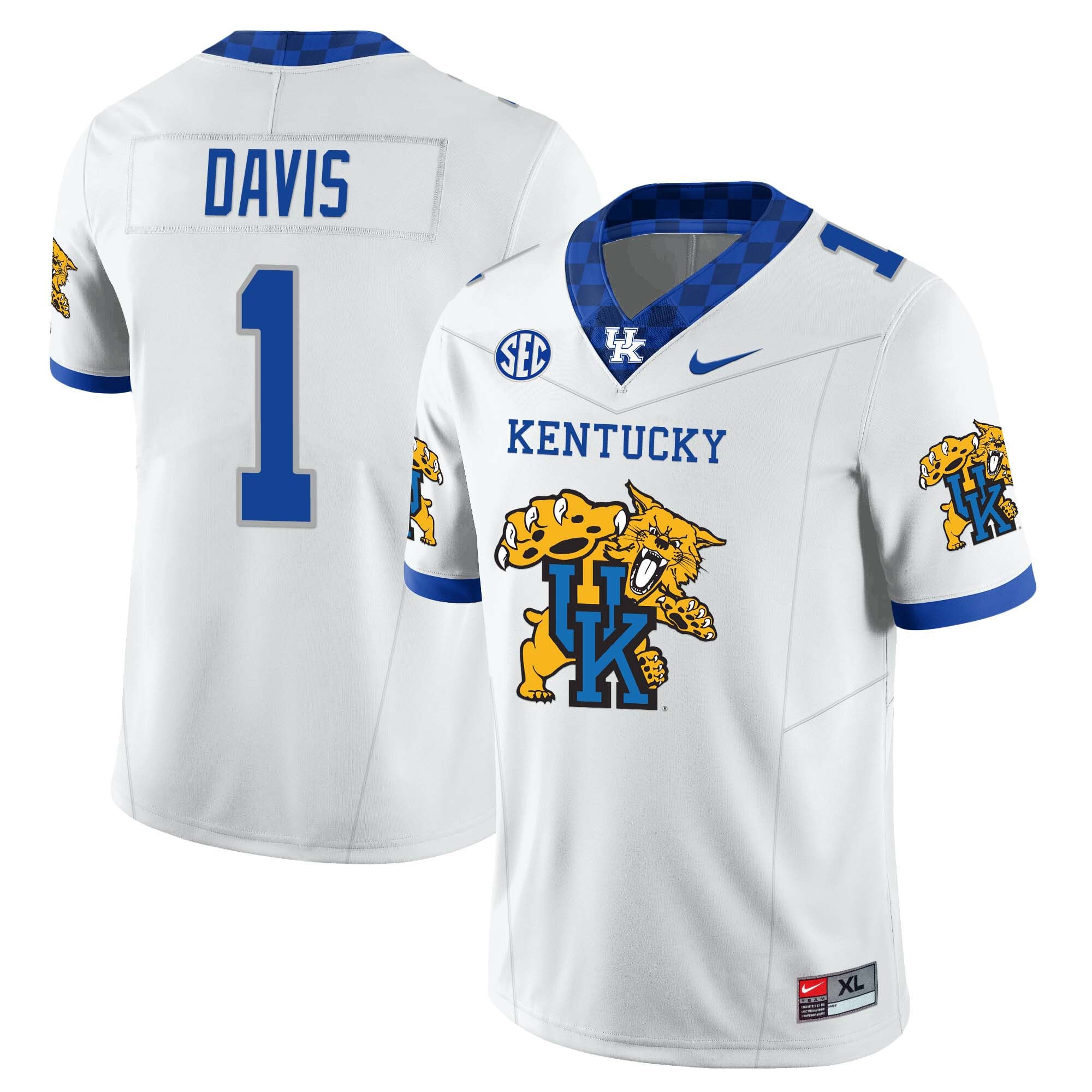 Menâs Kentucky Wildcats Football Limited Uniform â Wildcats Logo