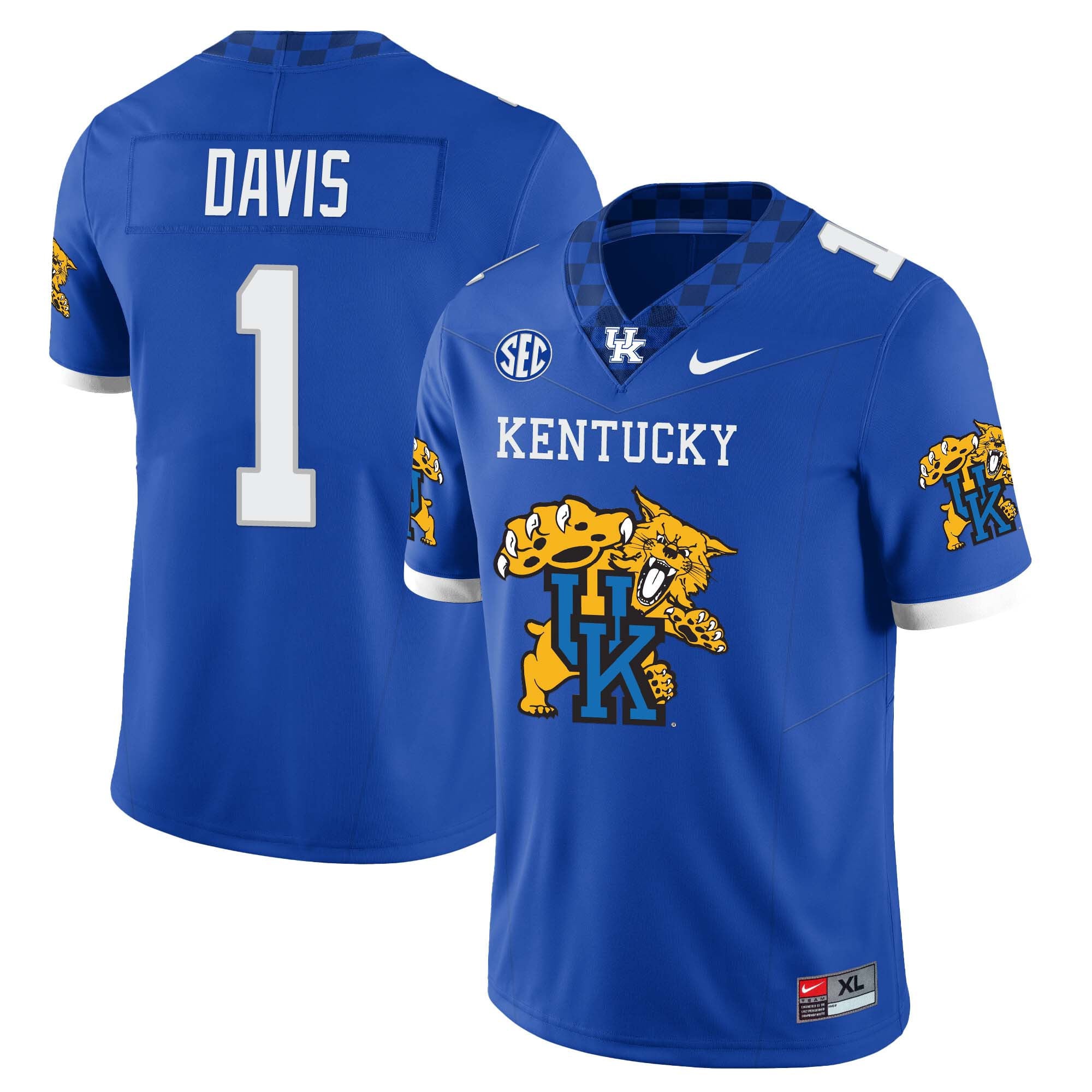 Menâs Kentucky Wildcats Football Limited Uniform â Wildcats Logo