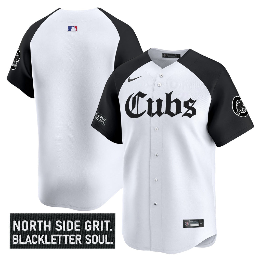 Men's Chicago Cubs 'Gothic North Side Edition' Vapor Premier Limited Jersey - All Stitched