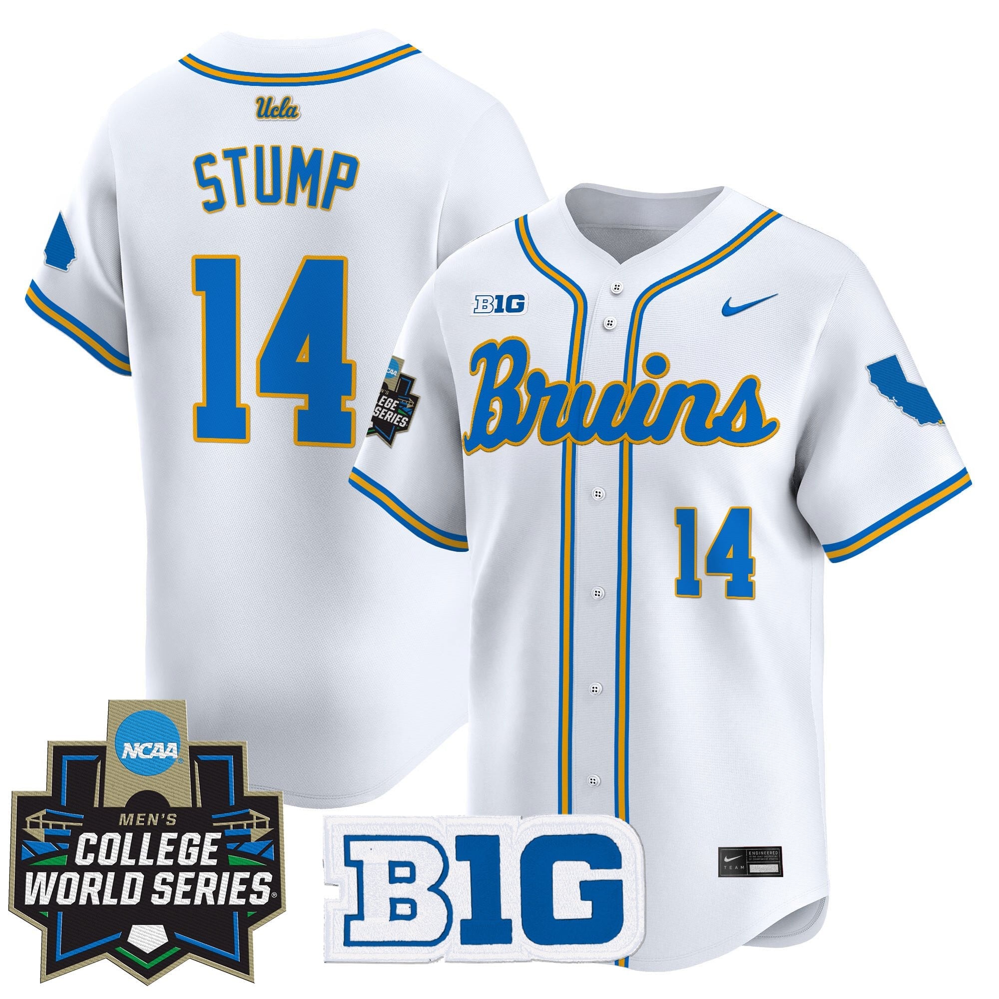 Youth's UCLA Bruins 2025 World Series Vapor Premier Limited Jersey - All Stitched