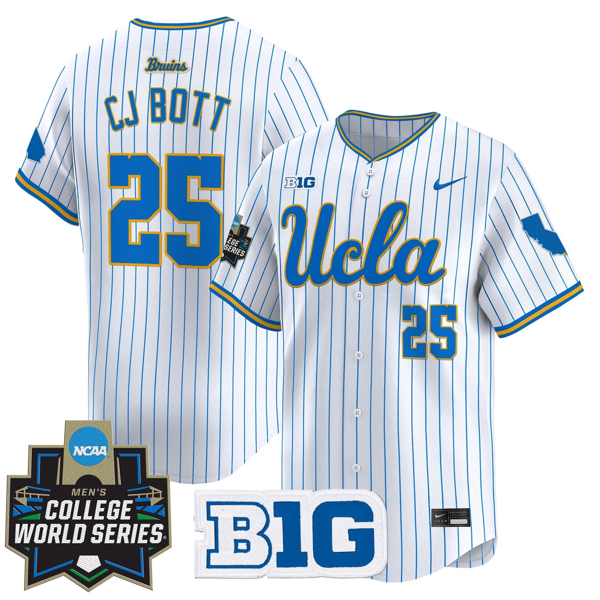 Women's UCLA Bruins 2025 World Series Vapor Premier Limited Jersey - All Stitched