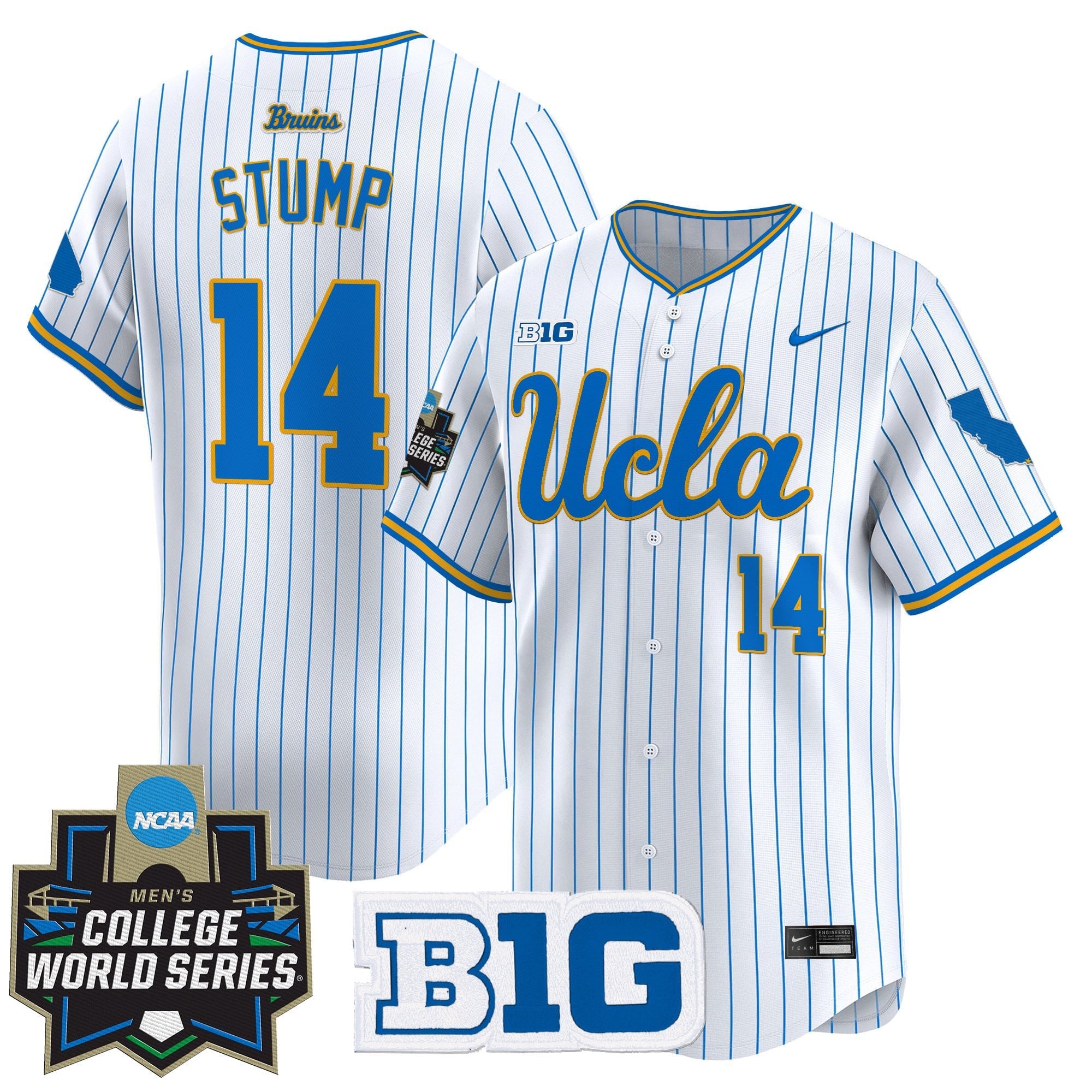 Women's UCLA Bruins 2025 World Series Vapor Premier Limited Jersey - All Stitched
