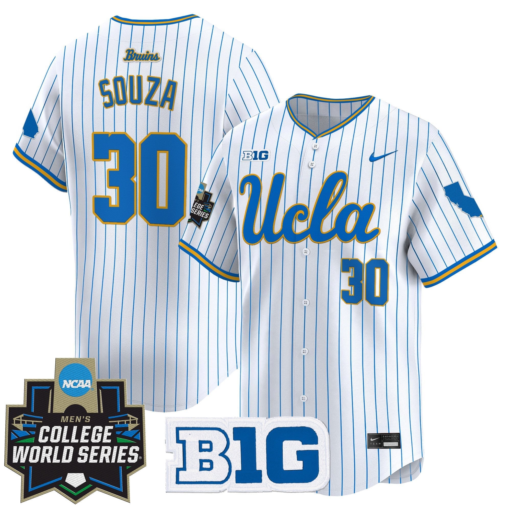 Women's UCLA Bruins 2025 World Series Vapor Premier Limited Jersey - All Stitched