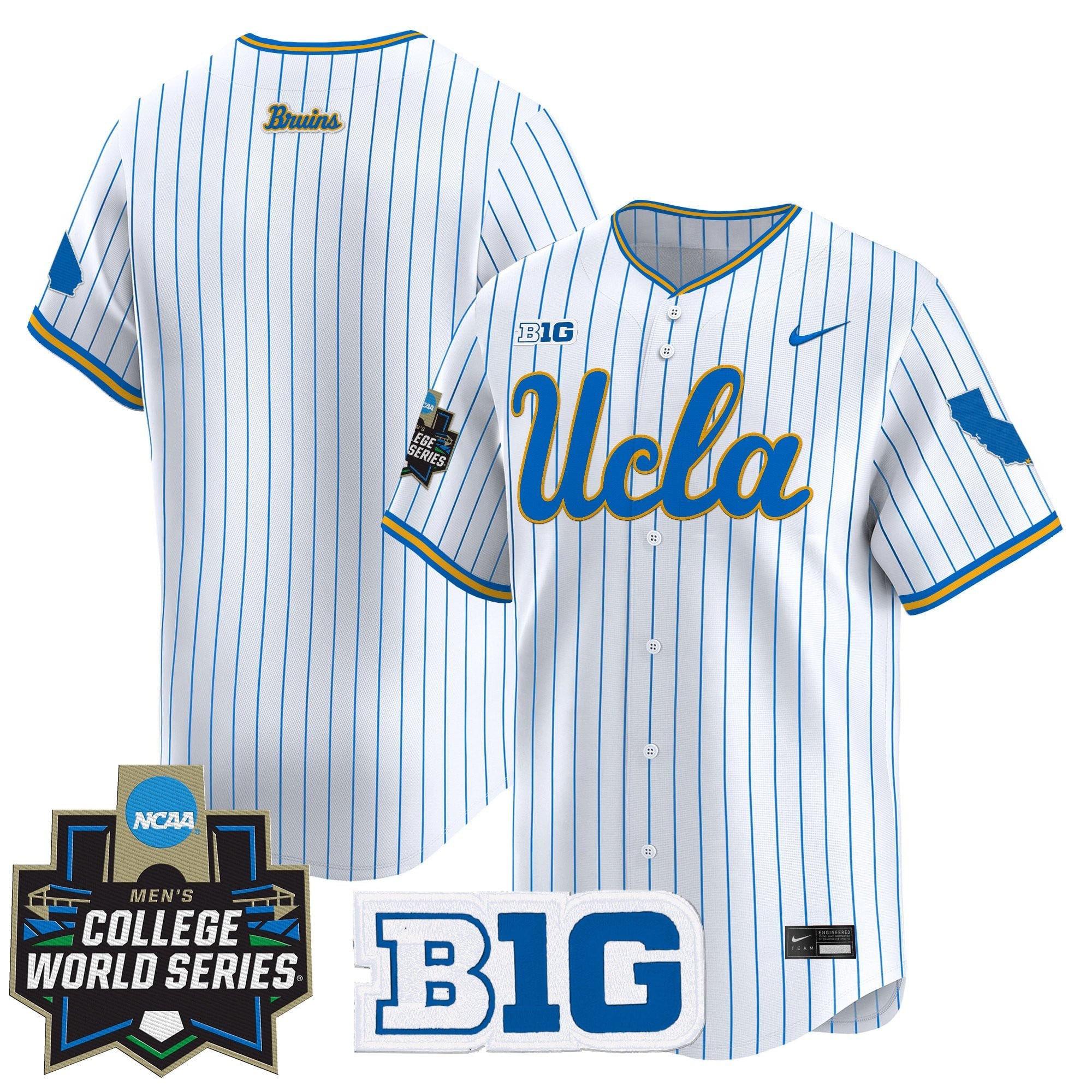 Women's UCLA Bruins 2025 World Series Vapor Premier Limited Jersey - All Stitched