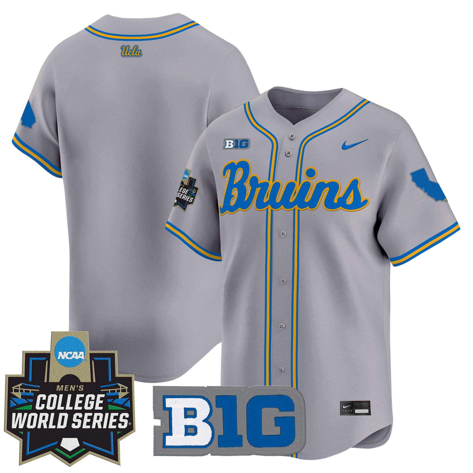 Youth's UCLA Bruins 2025 World Series Vapor Premier Limited Jersey - All Stitched