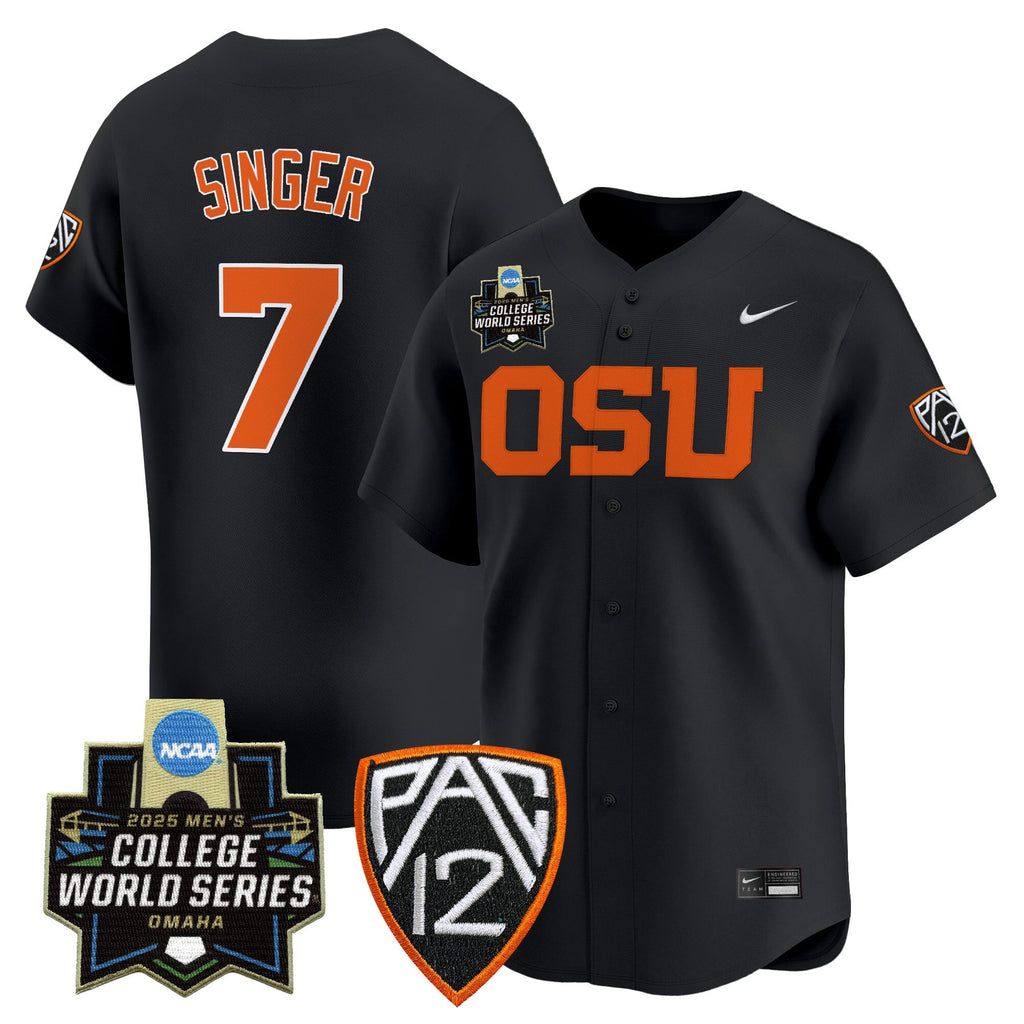 Youth's Oregon State Beavers 2025 World Series Vapor Premier Limited Jersey - All Stitched
