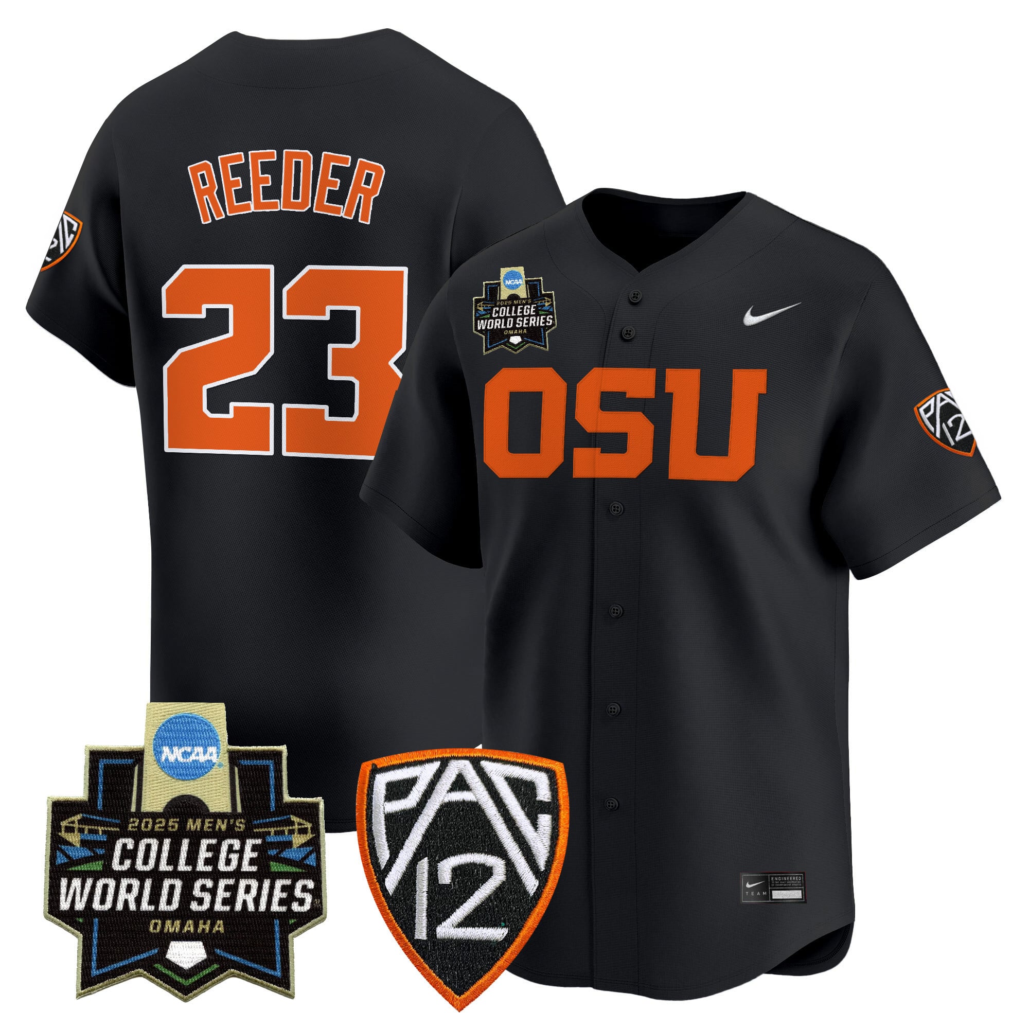 Youth's Oregon State Beavers 2025 World Series Vapor Premier Limited Jersey - All Stitched