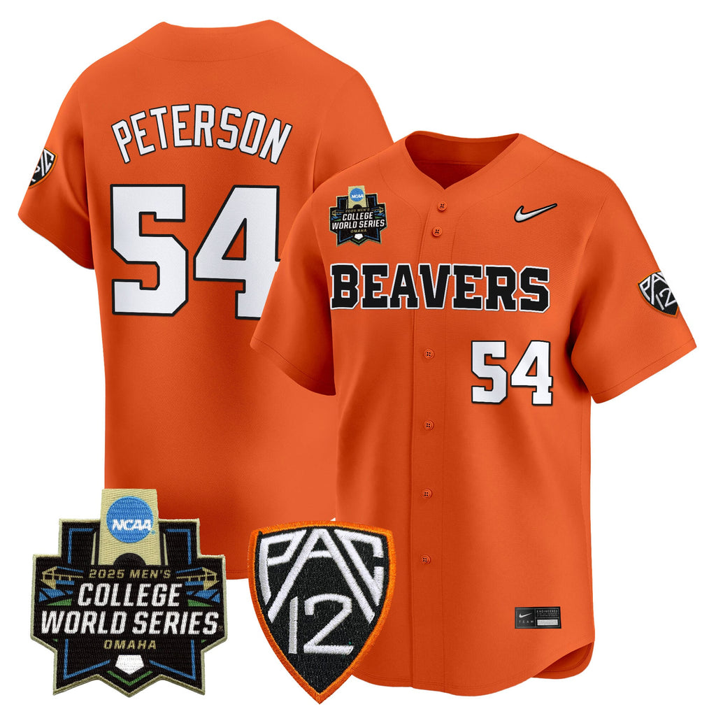 Youth's Oregon State Beavers 2025 World Series Vapor Premier Limited Jersey - All Stitched