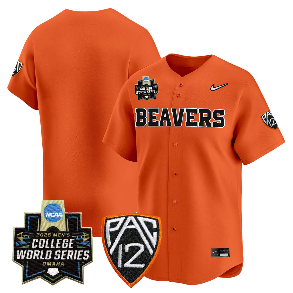 Youth's Oregon State Beavers 2025 World Series Vapor Premier Limited Jersey - All Stitched