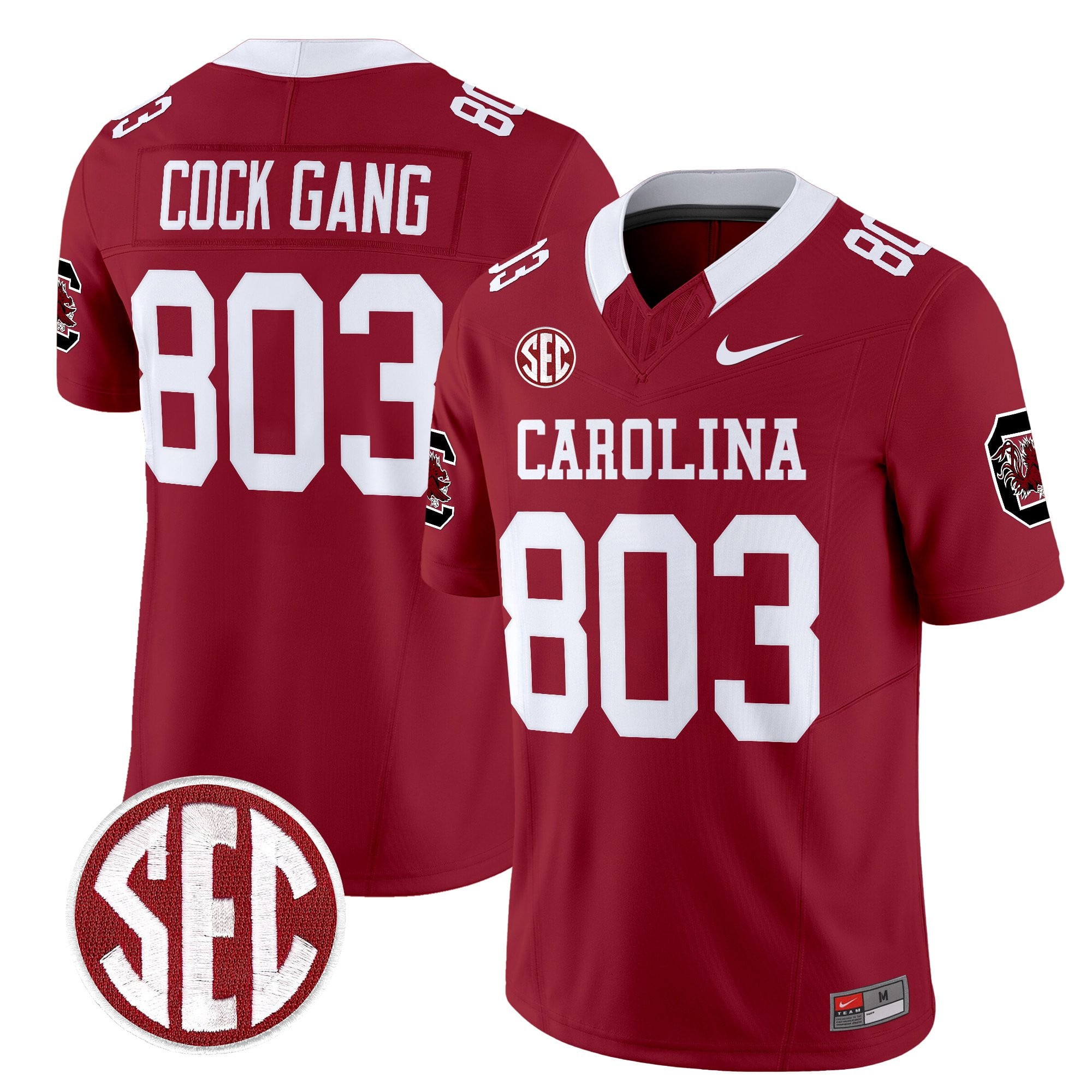 Men's South Carolina Gamecocks 1980 Throwback Vapor Limited Jersey â Rebrand 2026 â All Stitched